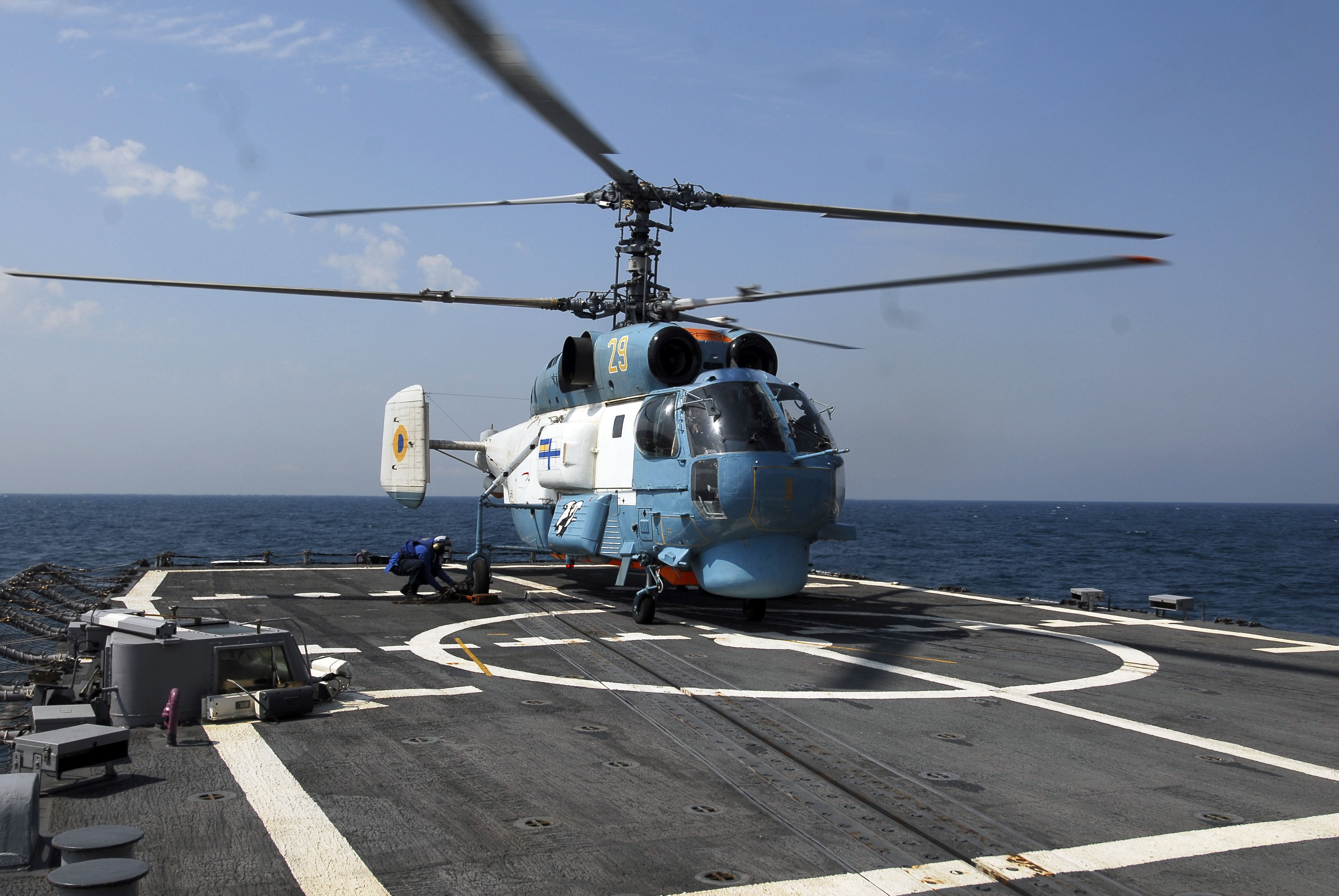 Helicopter, Ukrainian Navy, Military Helicopters, Kamov Ka-27, 4K, HD Wallpaper