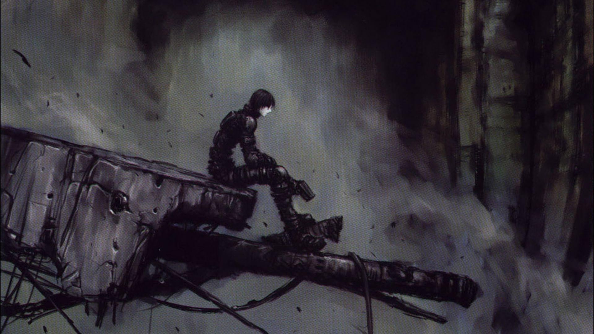 1920x1080, blame, male, character, killy, painting, blame!, 1080P, anime, HD Wallpaper