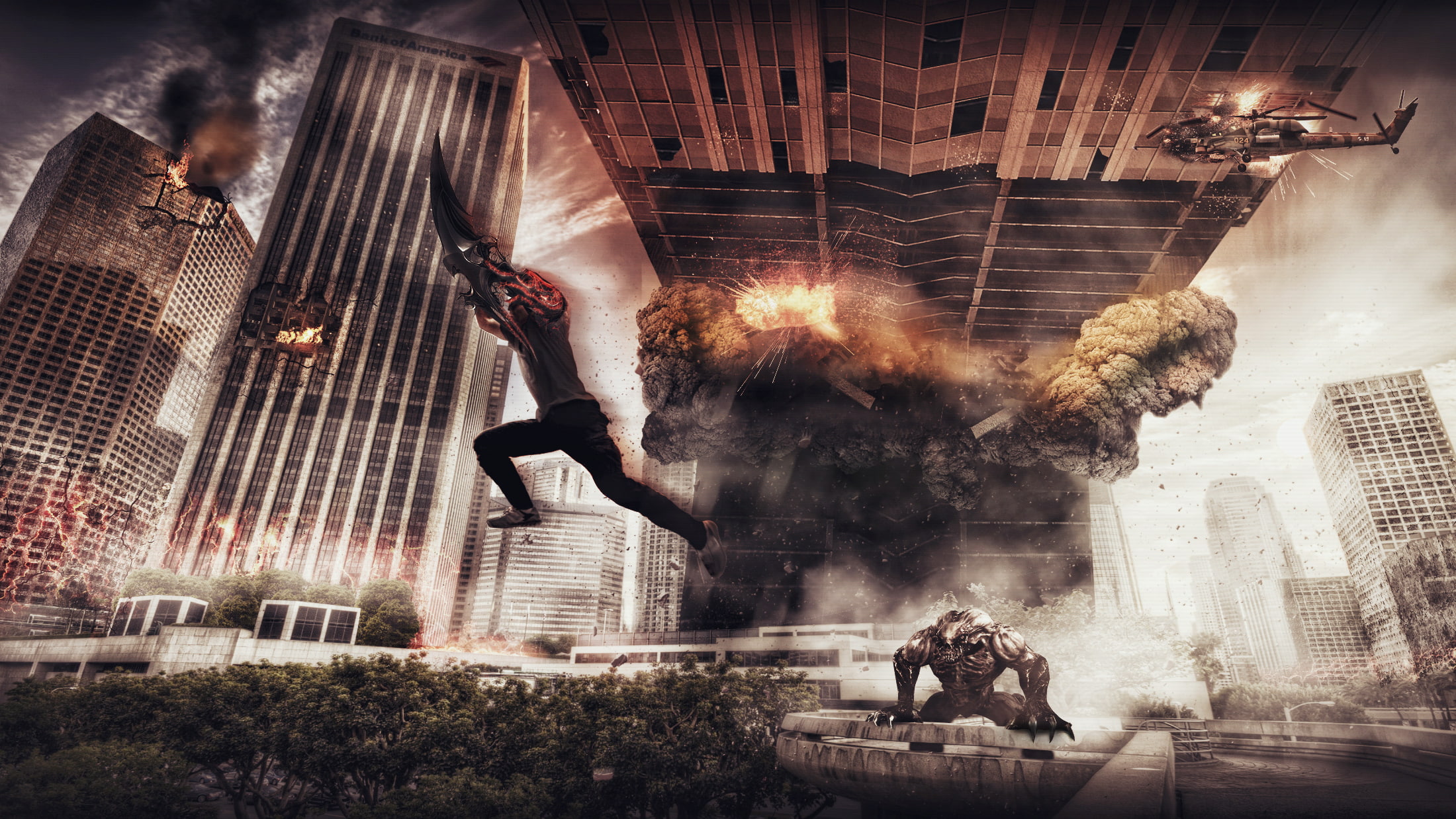 destruction, games, prototype 2, Apocalypse, Alexander Malkin, 1080P, HD Wallpaper
