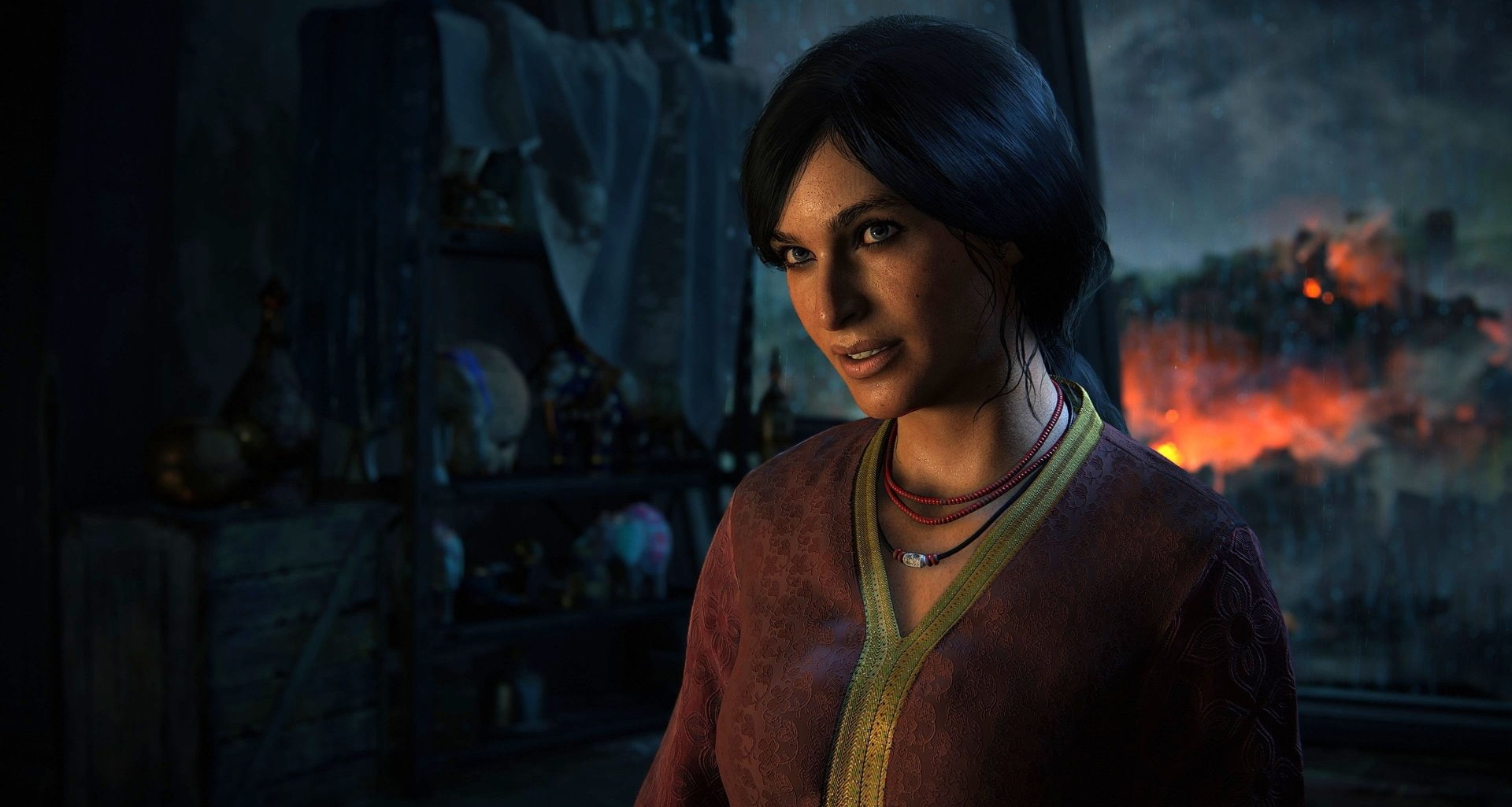 Night, Uncharted, Girl, 1080P, Uncharted: The Lost Legacy, Chloe Frazer, HD Wallpaper
