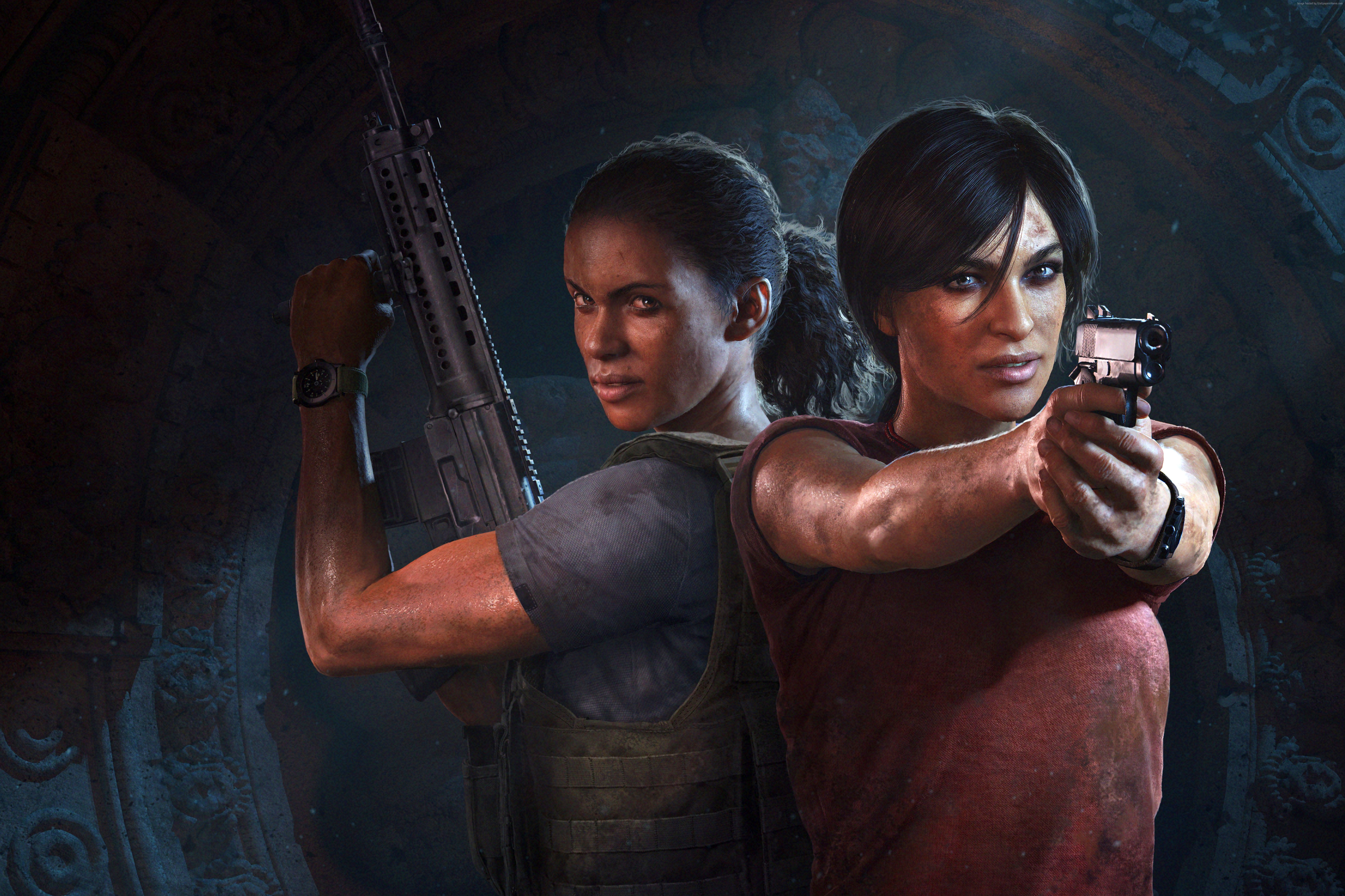 E3 2017, 5K, PS4 Pro, Uncharted: The Lost Legacy, screenshot, 4k, HD Wallpaper