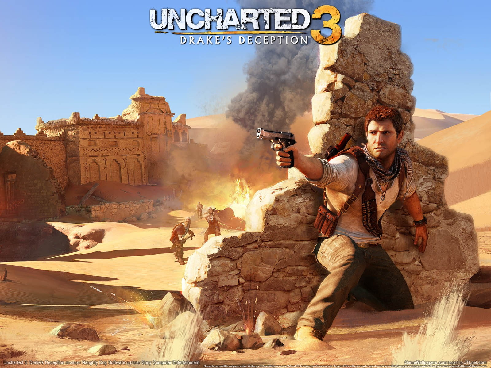 720P, games, video, uncharted, nathan, drake, HD Wallpaper