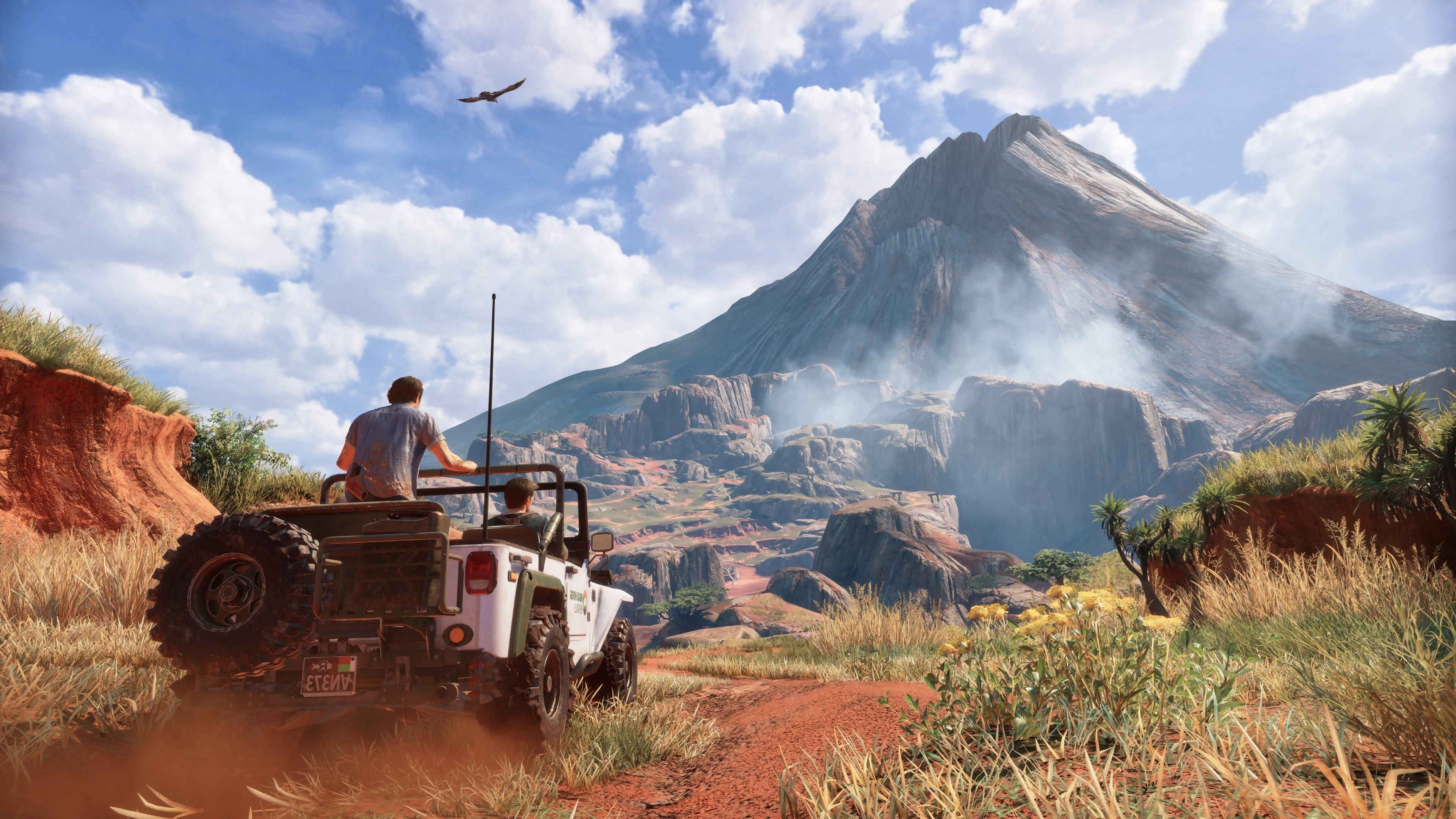 cloud - sky, day, plant, leisure activity, full length, landscape, scenics - nature, outdoors, nature, adult, travel, nathan drake uncharted 4 a thiefs end naughty dog video games, HD Wallpaper