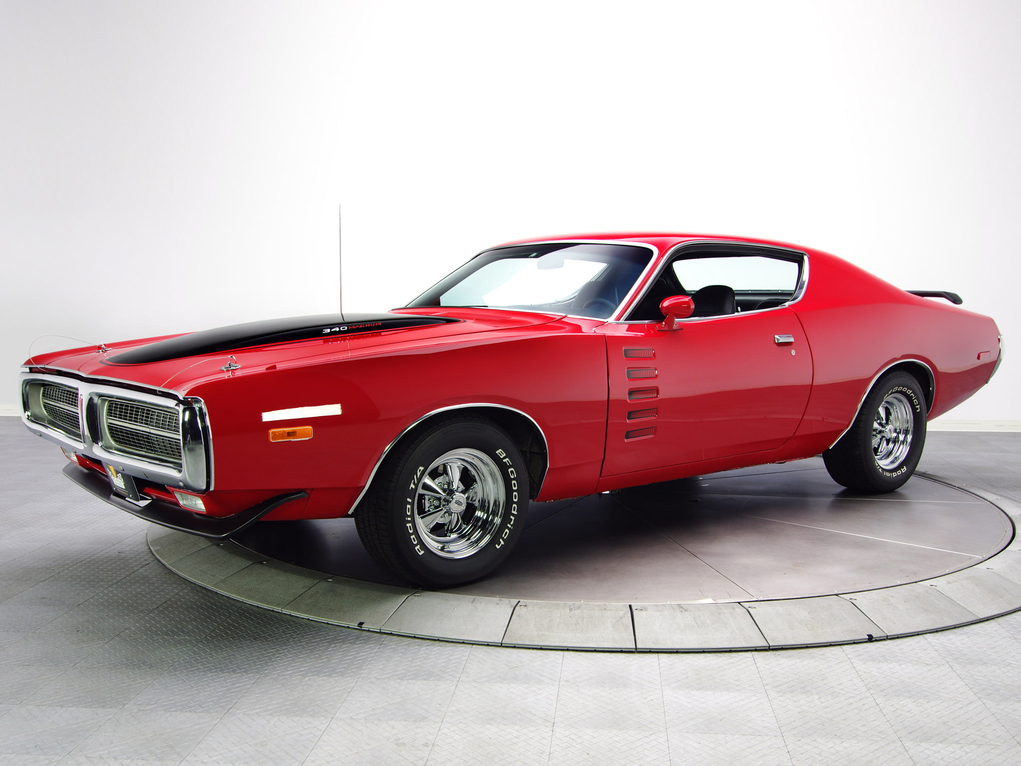 rods, red, hot, charger, 340, magnum, classic, rallye, coupe, dodge, 1972, rod, muscle, 1080P, HD Wallpaper