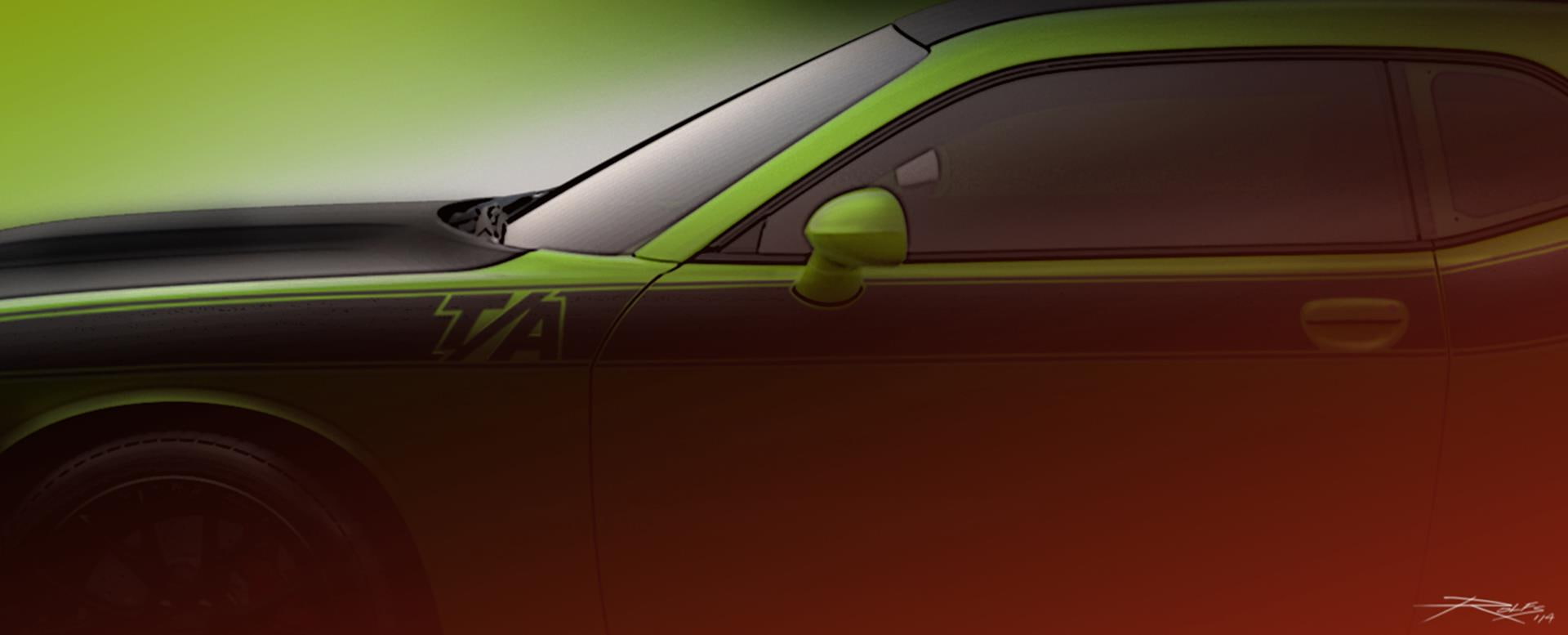 rallye, ta, concept, dodge, challenger, car, 1080P, redline, HD Wallpaper