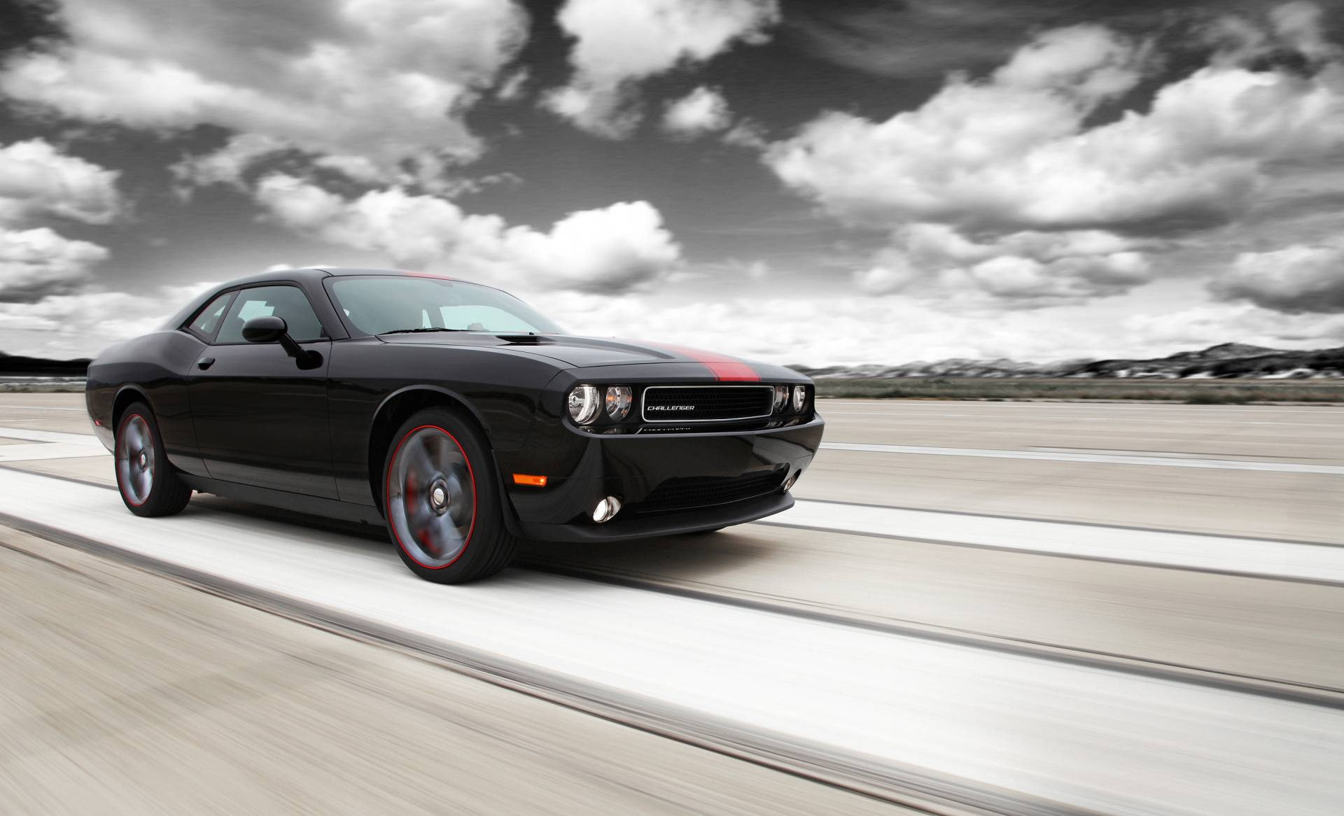 redline, r, dodge, t, car, 1080P, challenger, HD Wallpaper