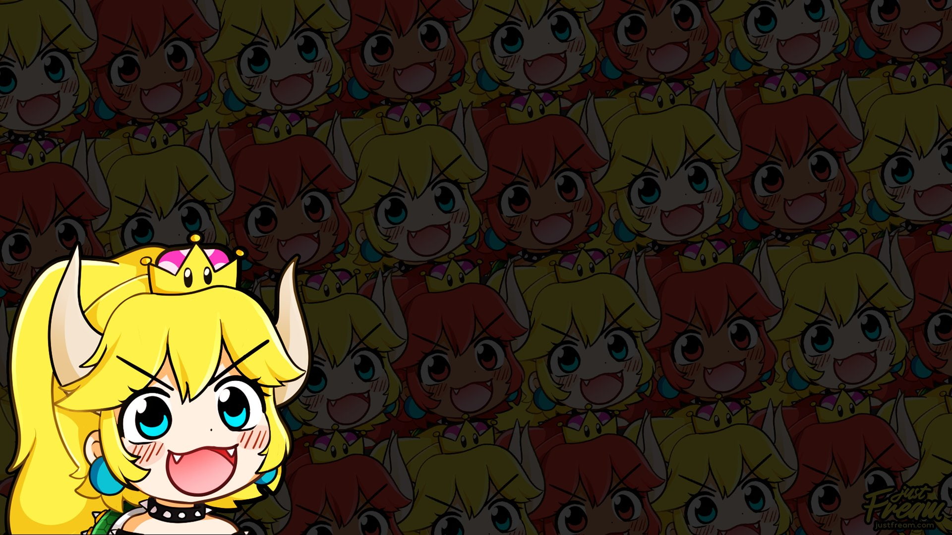 1080P, Bowsette, Mario, HD Wallpaper