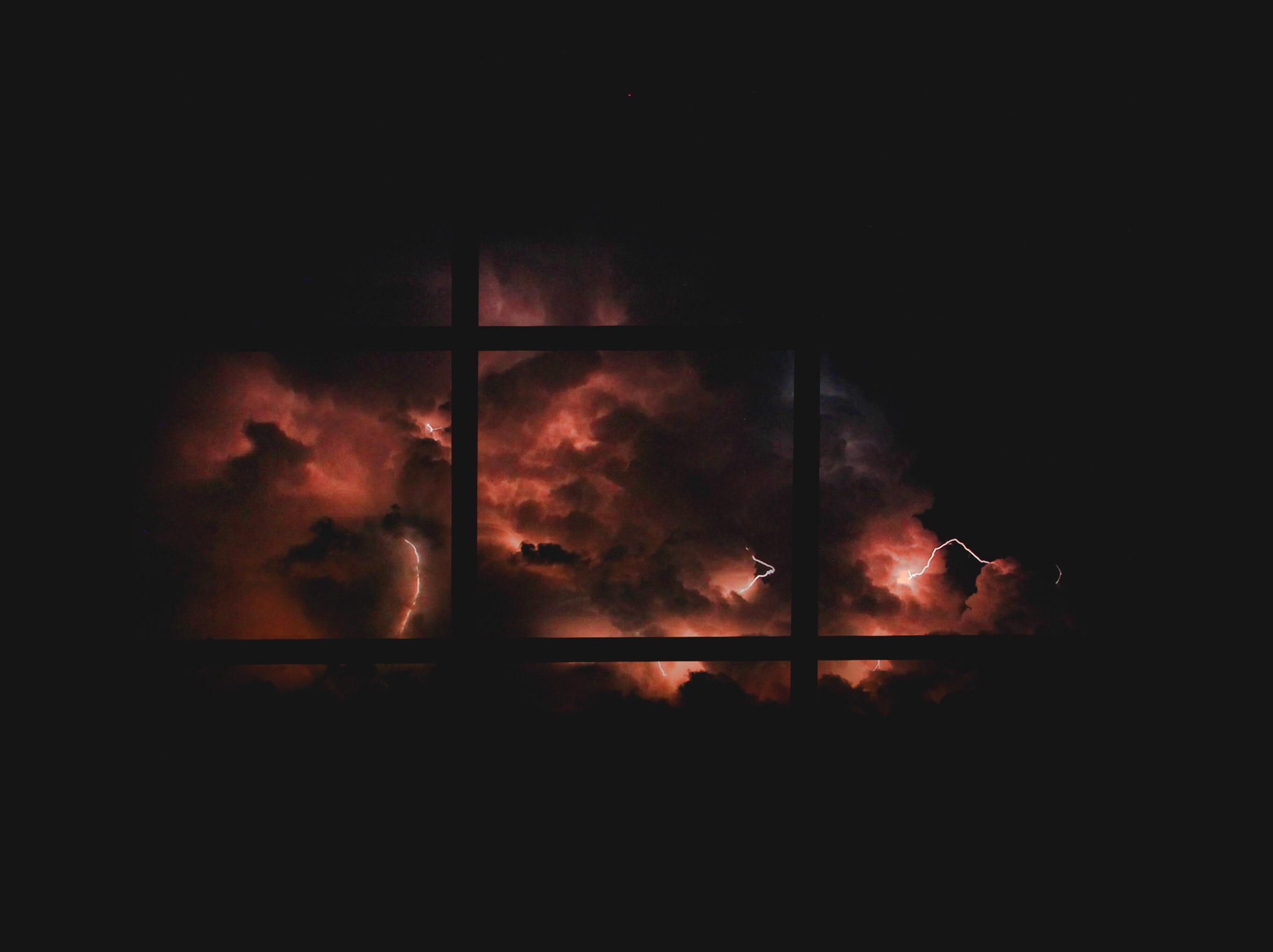 indoors, dark, creation, illuminated, 2K, canon t2i, sky, red, nighttime, burning, lightning, mitchell bowser, fire, smoke - physical structure, night, HD Wallpaper