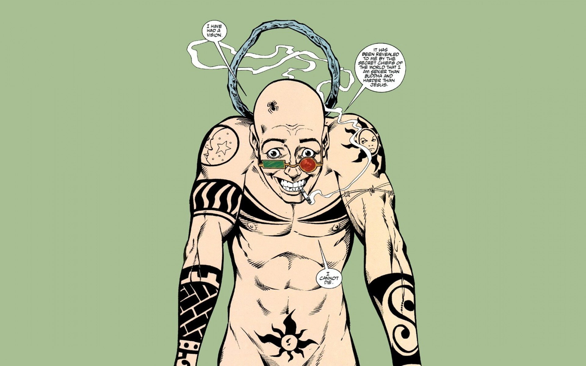 dc-comics, superhero, cyberpunk, transmetropolitan, 1080P, sci-fi, HD Wallpaper