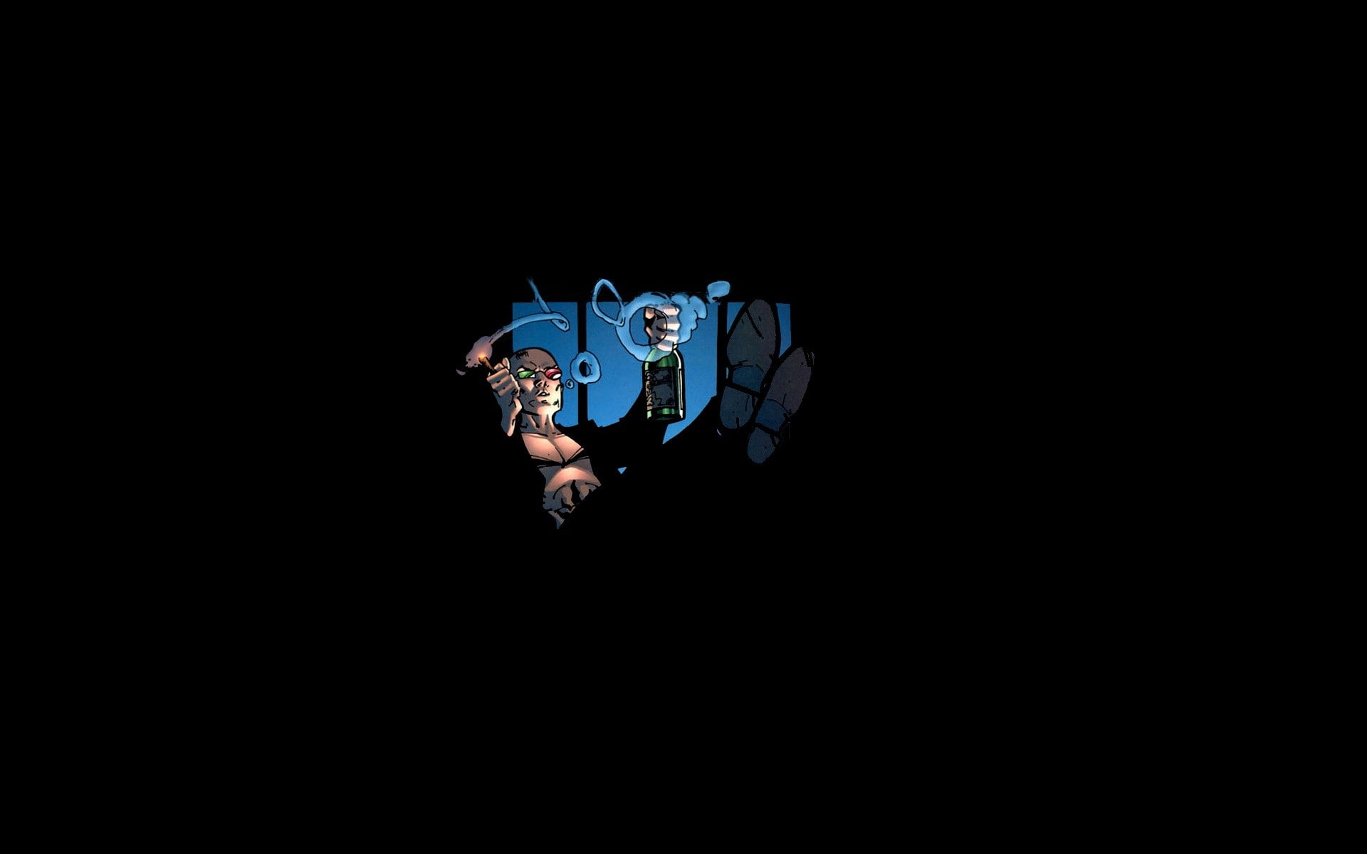 1080P, black color, copy space, skill, arts culture and entertainment, indoors, cut out, full length, transmetropolitan, black background, motion, achievement, HD Wallpaper