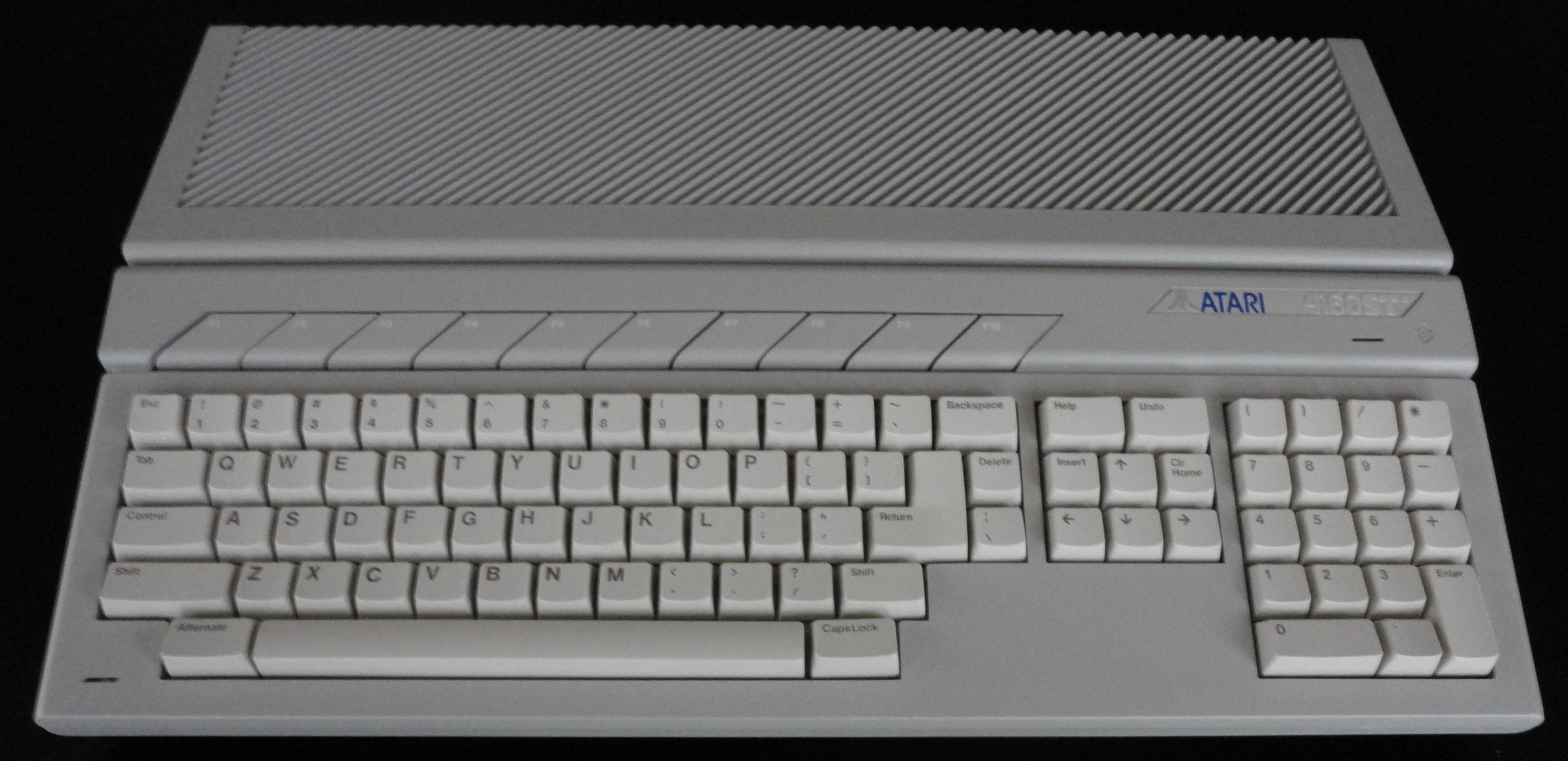 close-up, letter, high angle view, black background, connection, computer equipment, wireless technology, communication, technology, laptop, finance, atari 1040st, HD Wallpaper