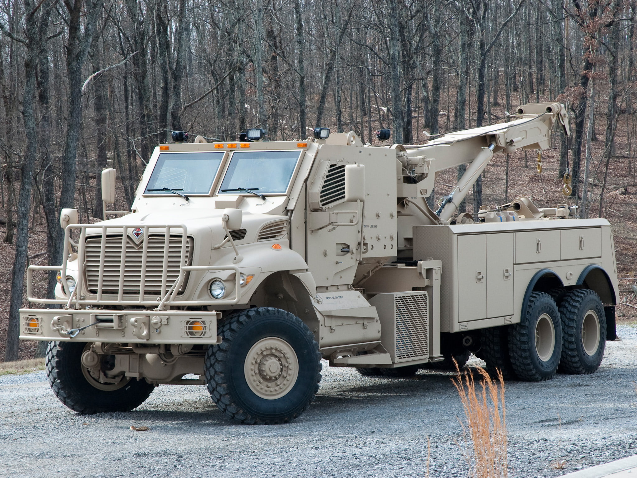 2007, 6no6, 1080P, international, military, maxxpro, wrecker, towtruck, HD Wallpaper