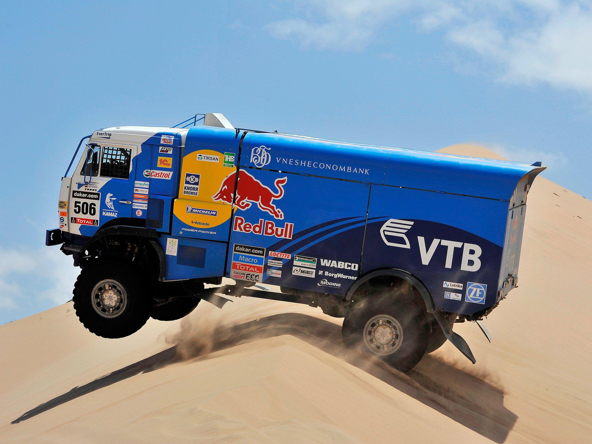 kamaz, tractor, semi, offroad, race, 1080P, dakar, racing, 2007, background, 4326, desktop, HD Wallpaper