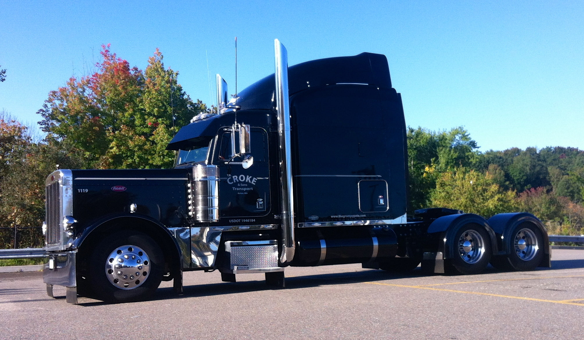 1080P, peterbilt, tractor, trucks, rigs, semi, HD Wallpaper