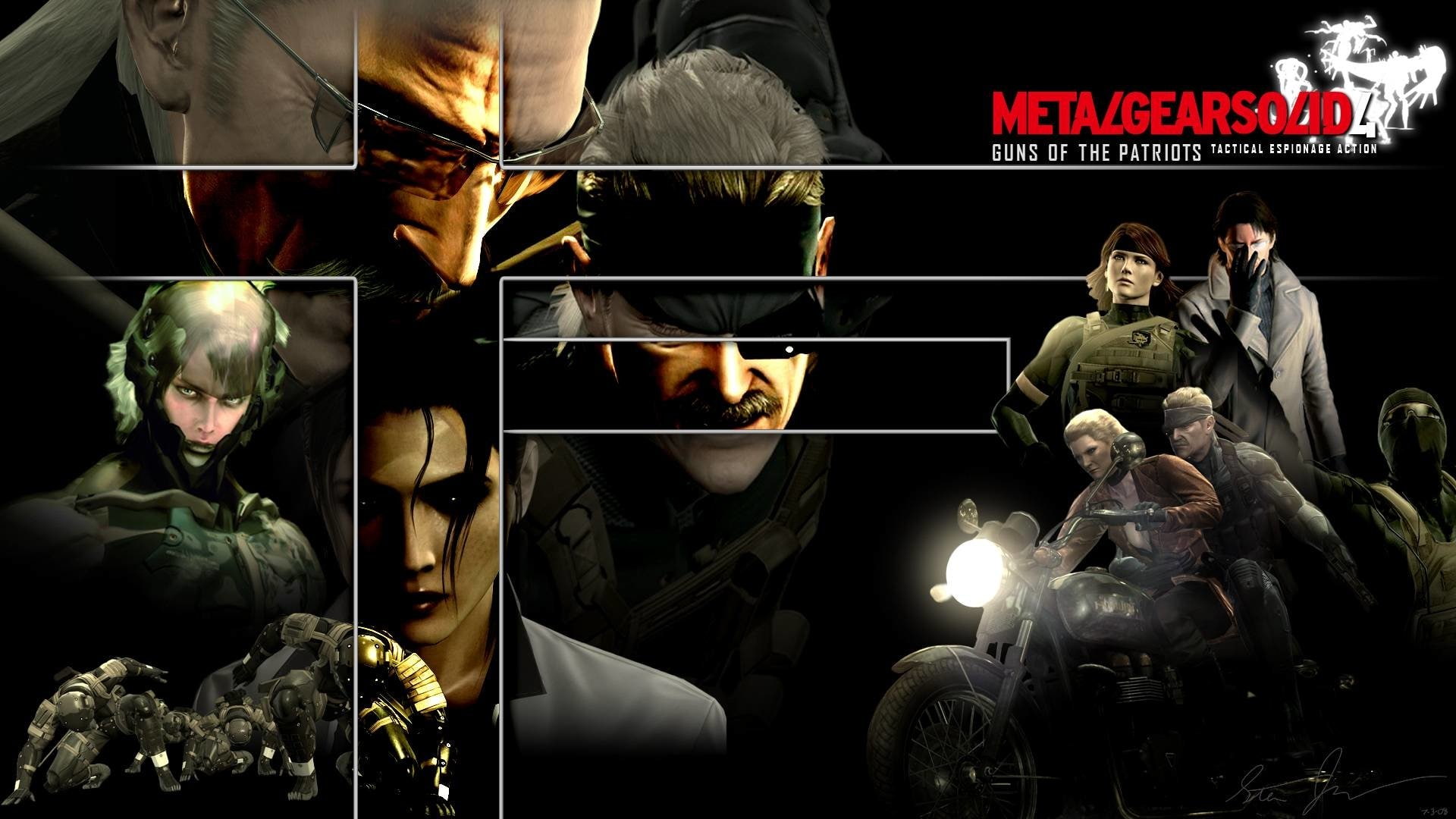 1080P, Metal Gear Solid 4: Guns of the Patriots, Metal Gear Solid, HD Wallpaper