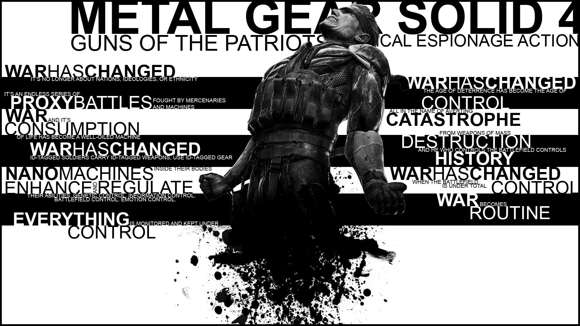 metal gear solid 4 guns of the patriots, 1080P, HD Wallpaper