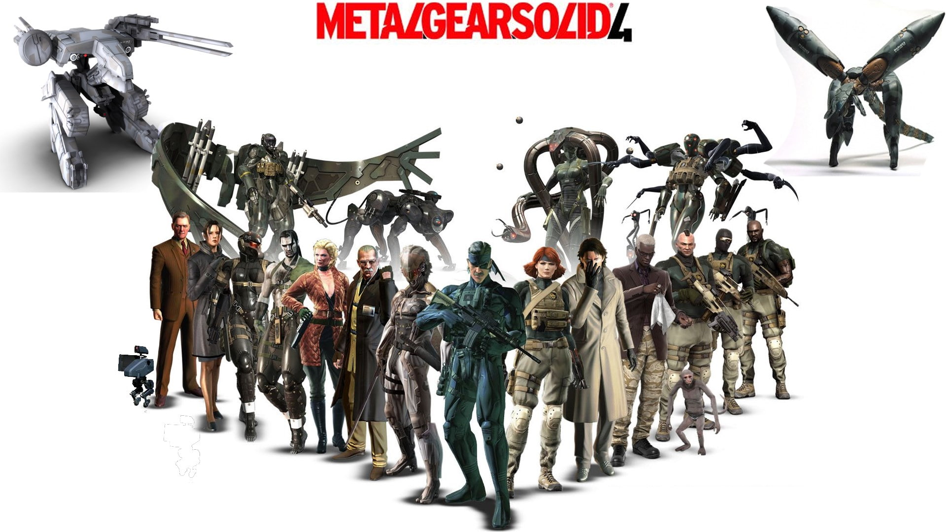 1080P, metal gear solid 4 guns of the patriots, HD Wallpaper