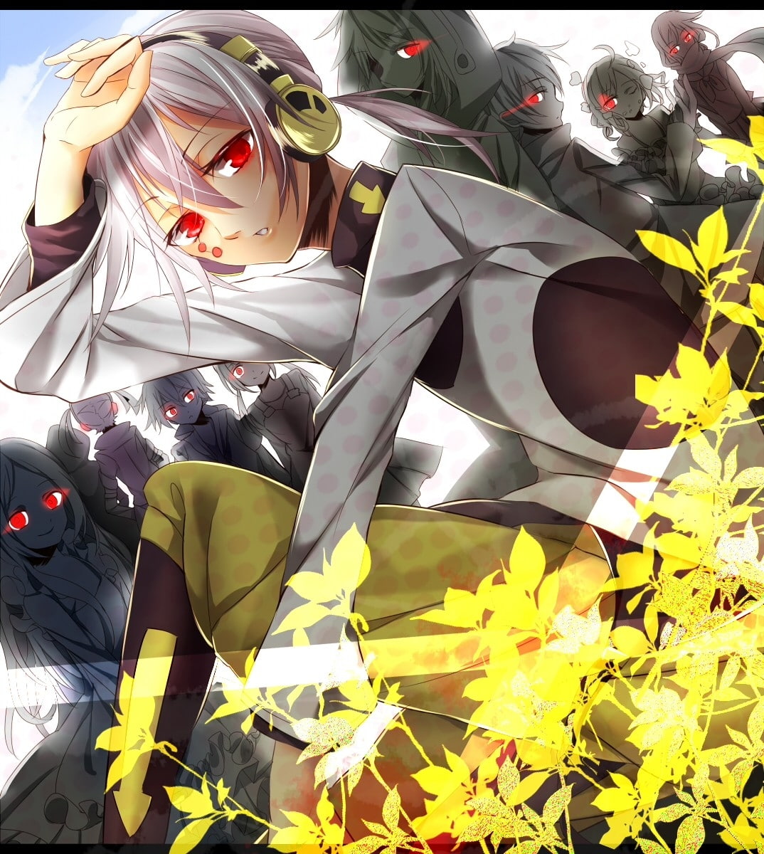headphones, vocaloid, entertainment, x, Music, haku, yowane, hd, art, manga, 480P, anime, Phone HD Wallpaper