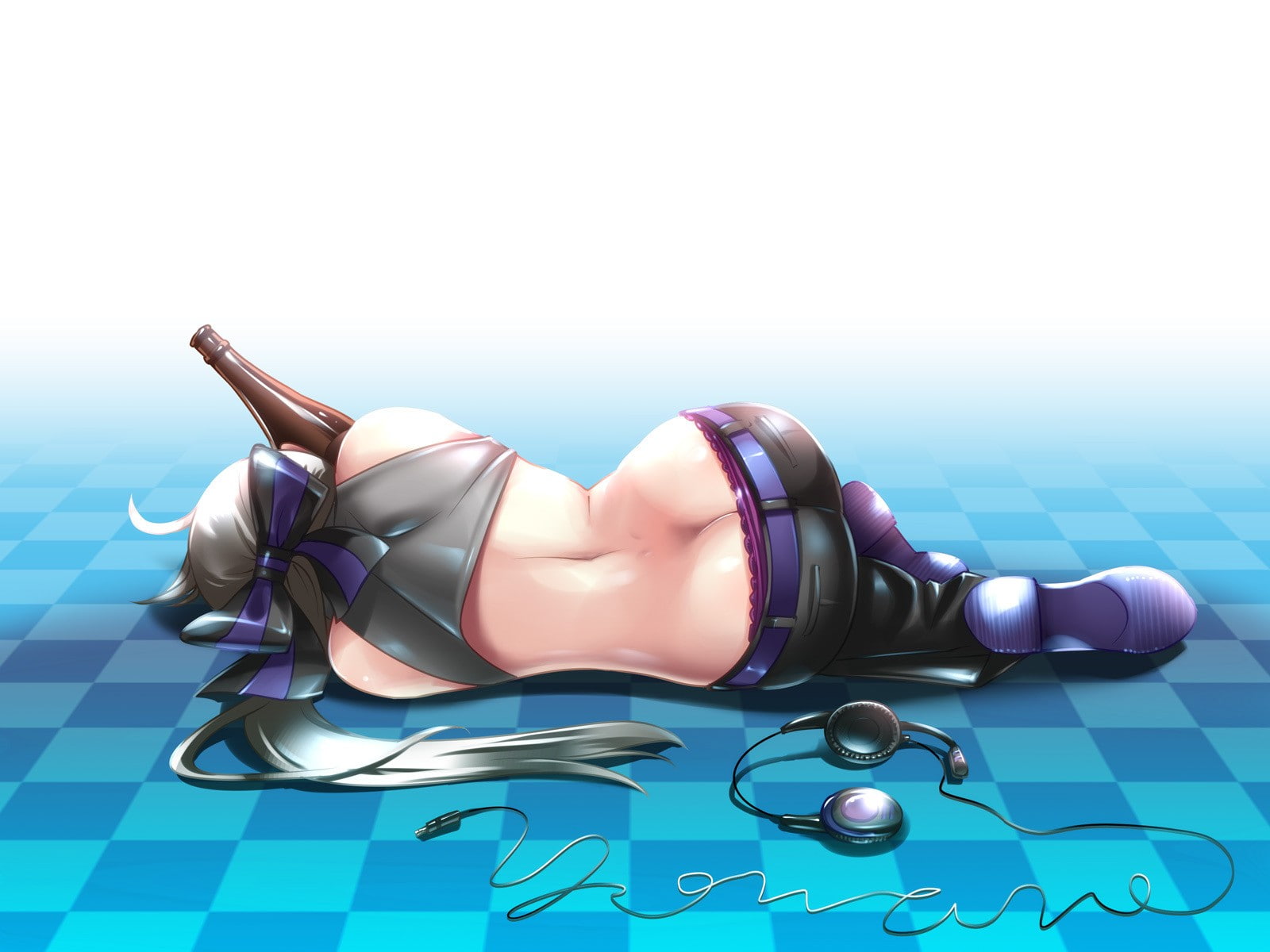 720P, Yowane Haku, vocaloid, Anime Girls, anime, HD Wallpaper
