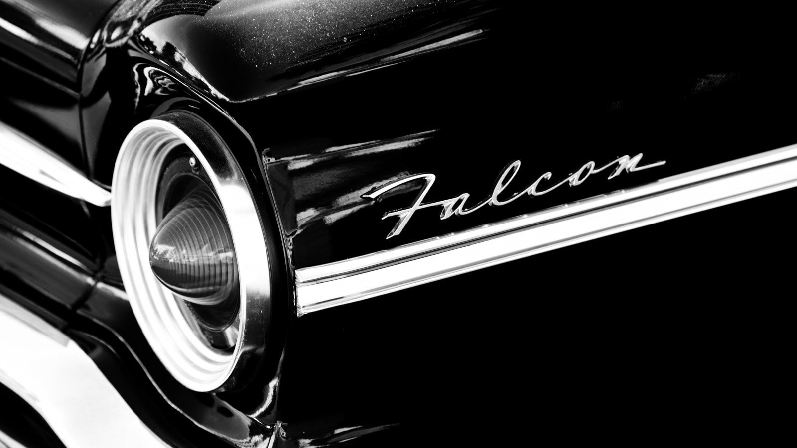 hd, classic, ford, falcon, cars, 720P, bw, car, HD Wallpaper