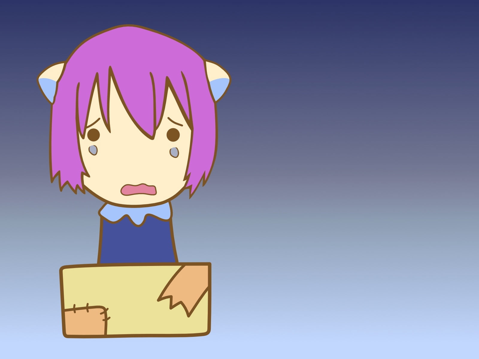 girl, businessman, characters, business, single object, sadness, representation, good news, emotion, men, fun, elfen lied, happiness, facial Expression, HD Wallpaper