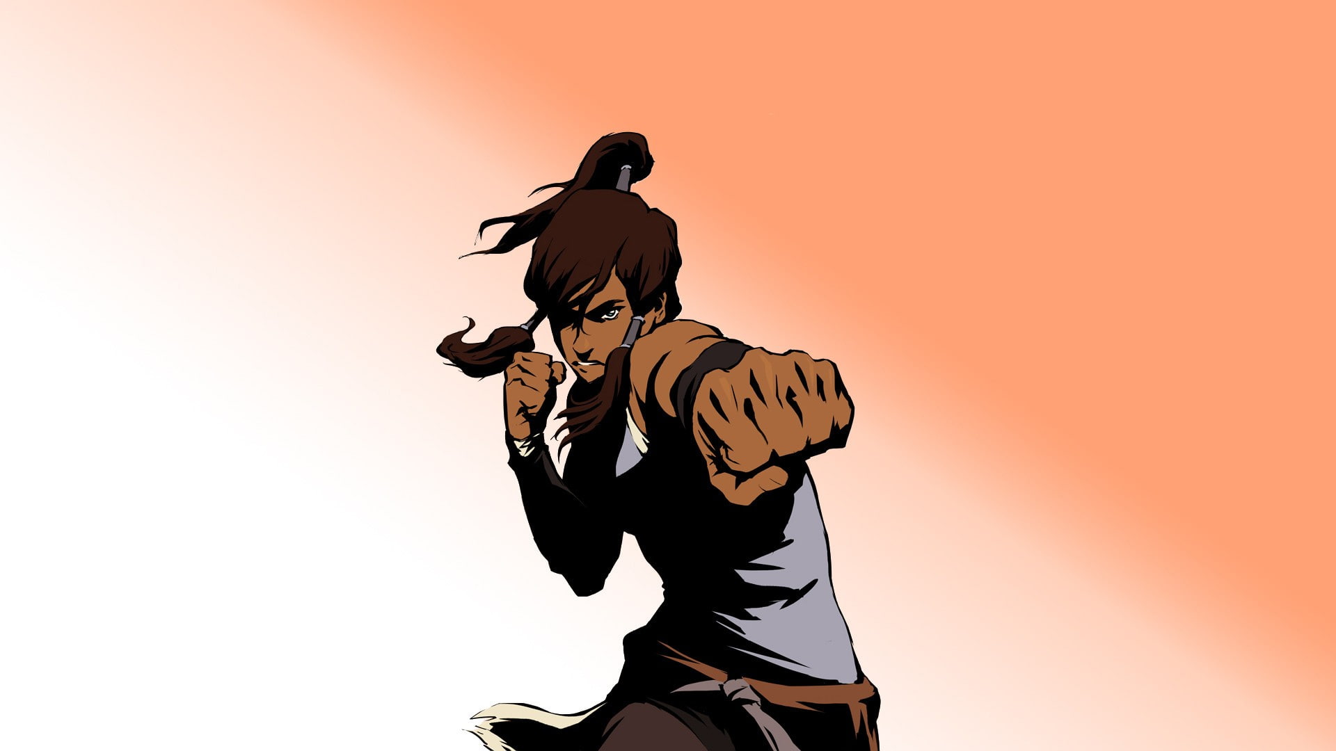 representation, standing, male likeness, real people, three quarter length, nature, clear sky, Avatar: The Last Airbender, art and craft, creativity, rear view, HD Wallpaper