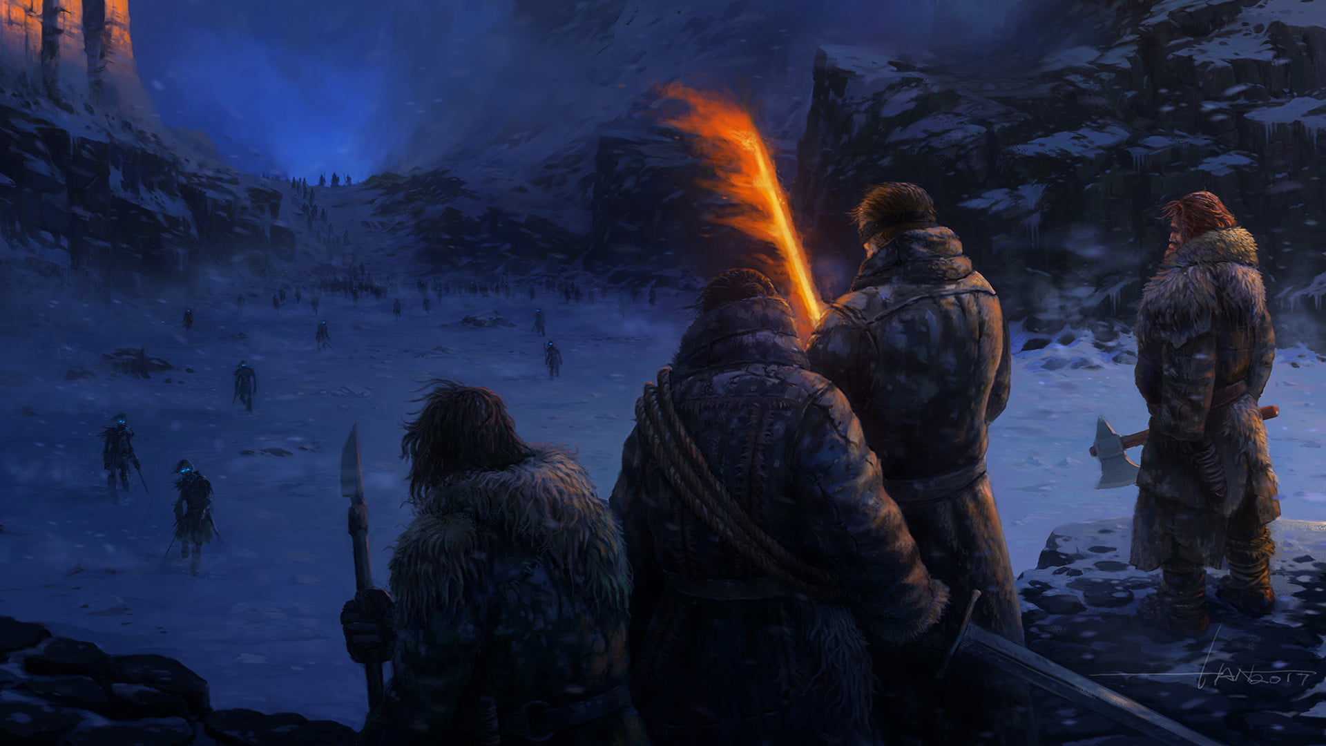 1080P, Beric Dondarrion, Game Of Thrones, Tormund Giantsbane, TV Show, HD Wallpaper