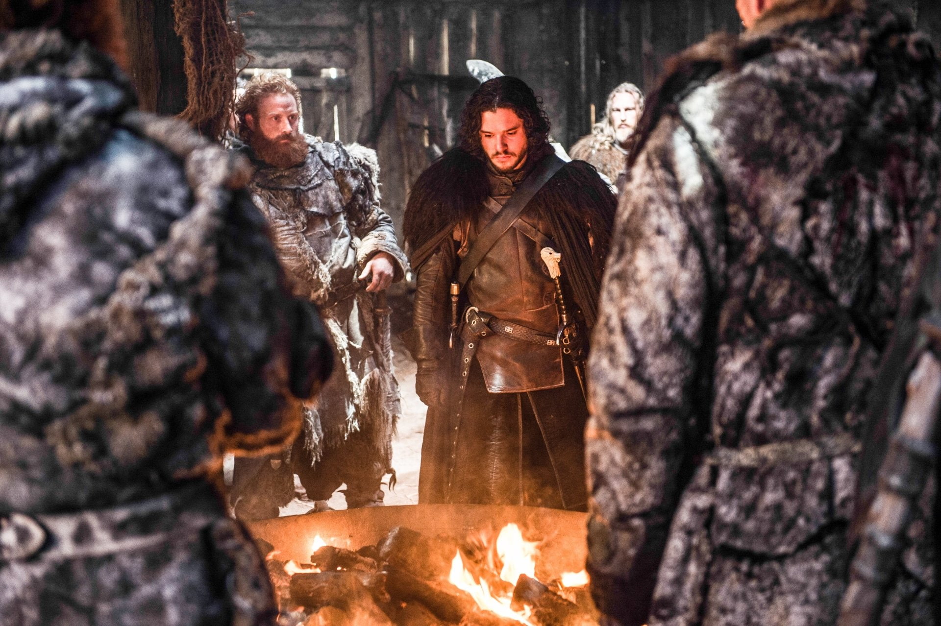 Game Of Thrones, Kristofer Hivju, Jon Snow, Kit Harington, TV Show, Tormund Giantsbane, 1080P, HD Wallpaper