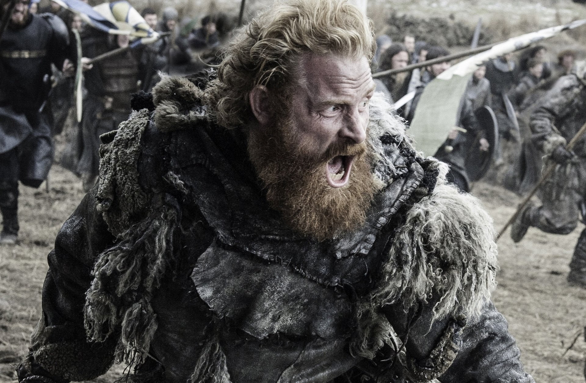 thrones, social issues, real people, Game Of Thrones, clothing, nature, Kristofer Hivju, portrait, screenshot, hair, facial hair, front view, dirty, emotion, HD Wallpaper