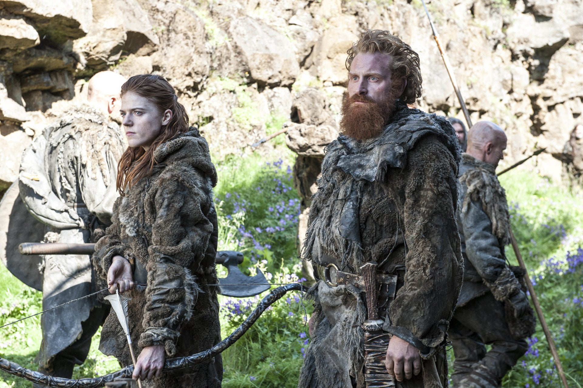 young men, beard, males, warm clothing, waist up, men, Kristofer Hivju, friendship, day, 1080P, Tormund Giantsbane, real people, group of people, standing, HD Wallpaper