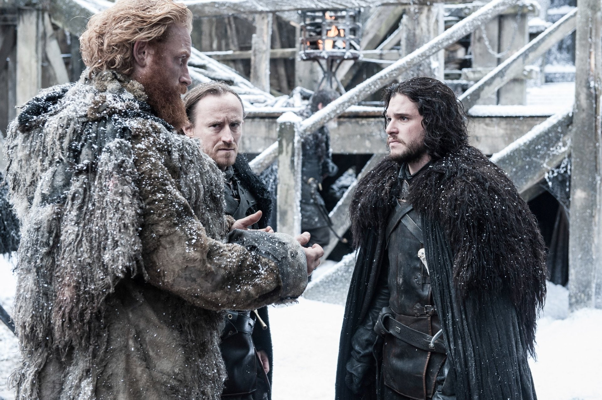 Tormund Giantsbane, Game Of Thrones, Kit Harington, Jon Snow, Kristofer Hivju, TV Show, Ben Crompton, Dolorous Edd, 1080P, HD Wallpaper