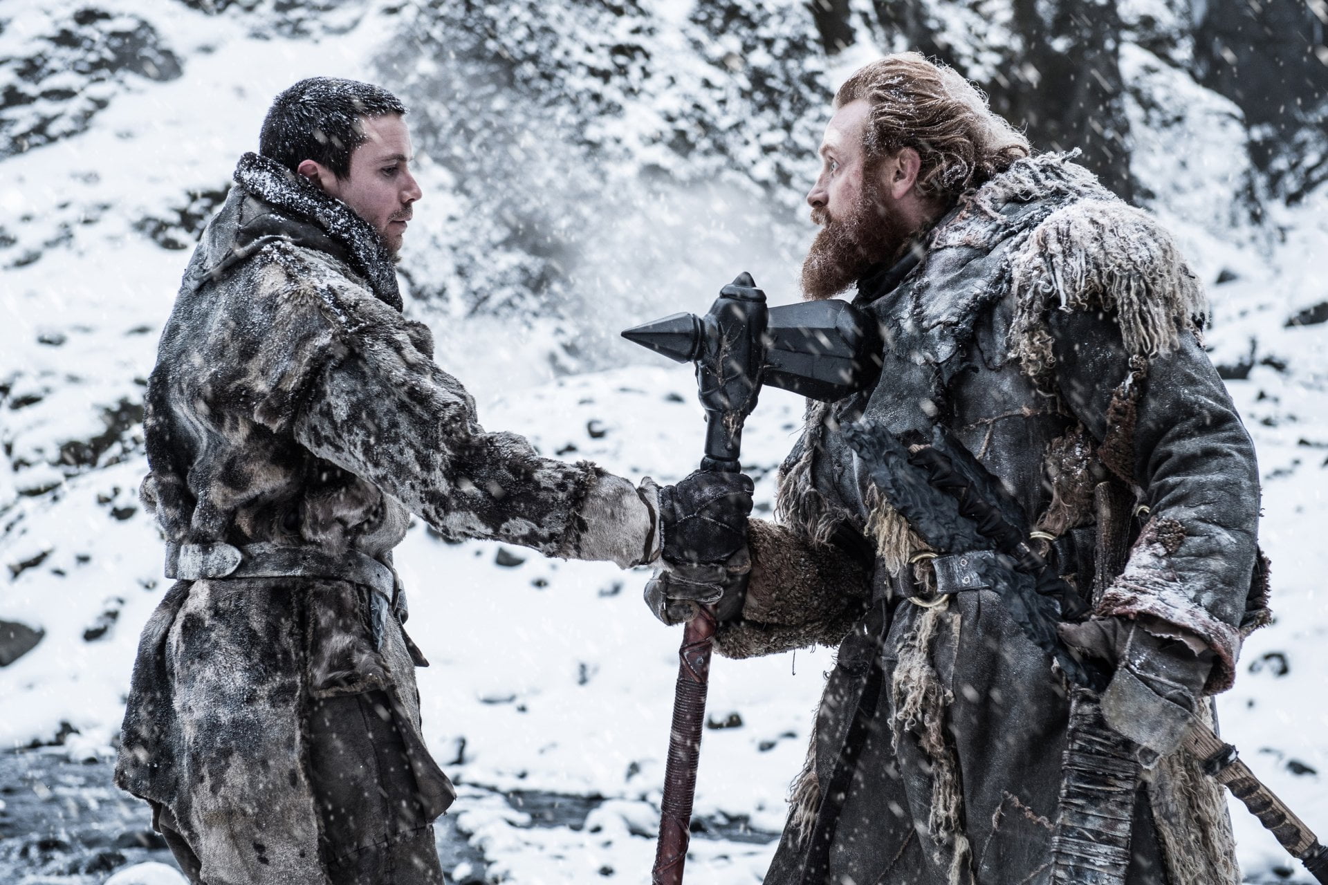 men, uniform, day, clothing, Game Of Thrones, focus on foreground, positive emotion, TV Show, young men, Joe Dempsie, 1080P, standing, togetherness, tree, HD Wallpaper