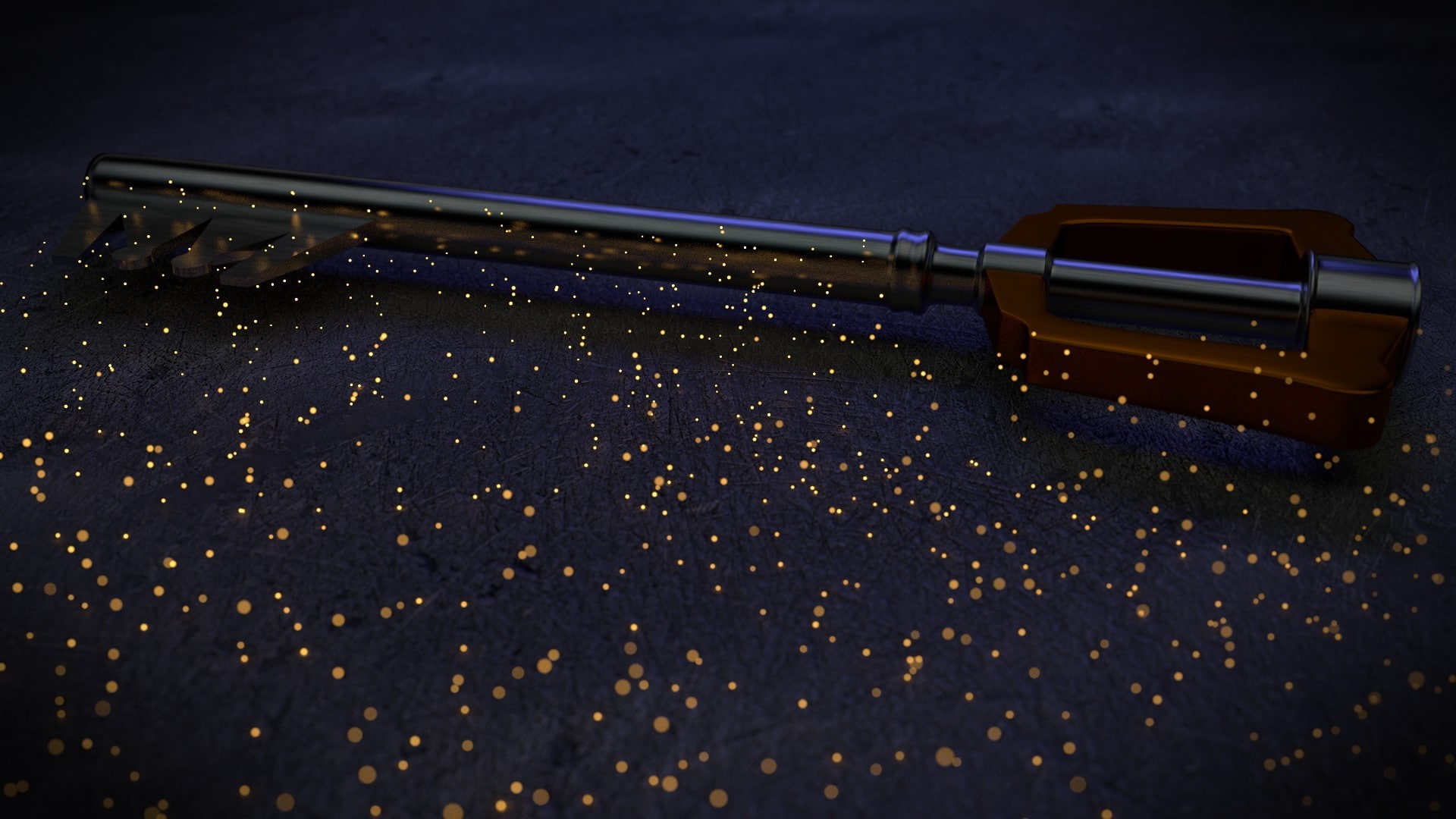 cgi, 1080P, Keyblade, Kingdom Hearts, HD Wallpaper