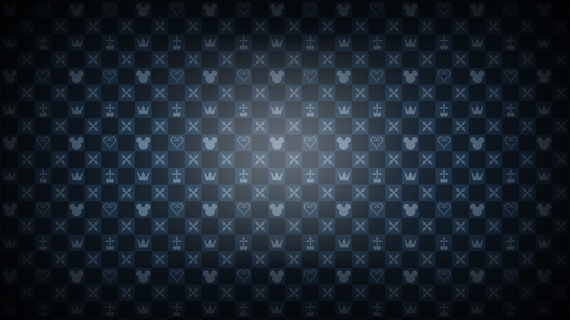 hd, patterns, x, art, kingdom, Blue, hearts, games, video, 1080P, HD Wallpaper