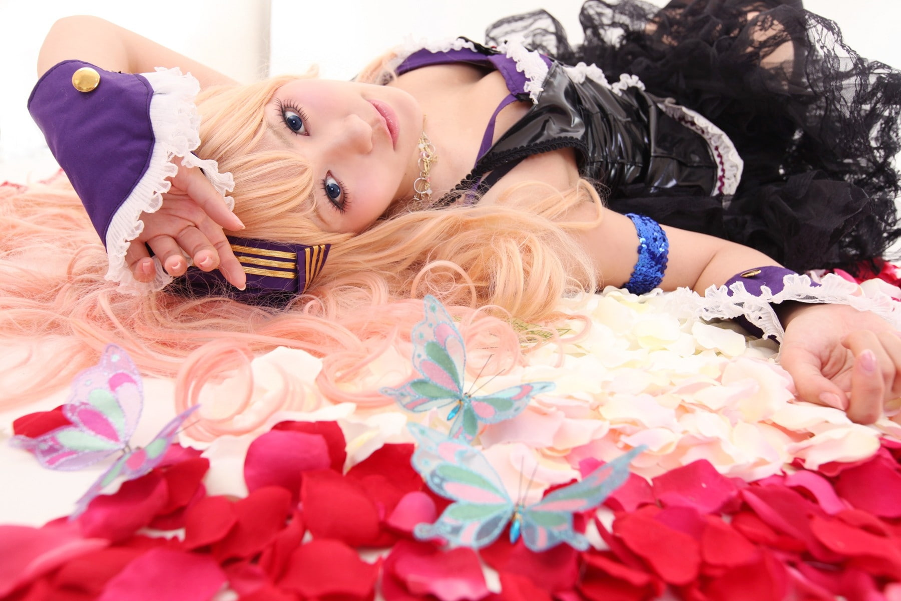 Cosplay, women, blondes, Macross Frontier, anime, nome, frontier, Asians, 720P, macross, Nome Sheryl, sheryl, art, hd, HD Wallpaper