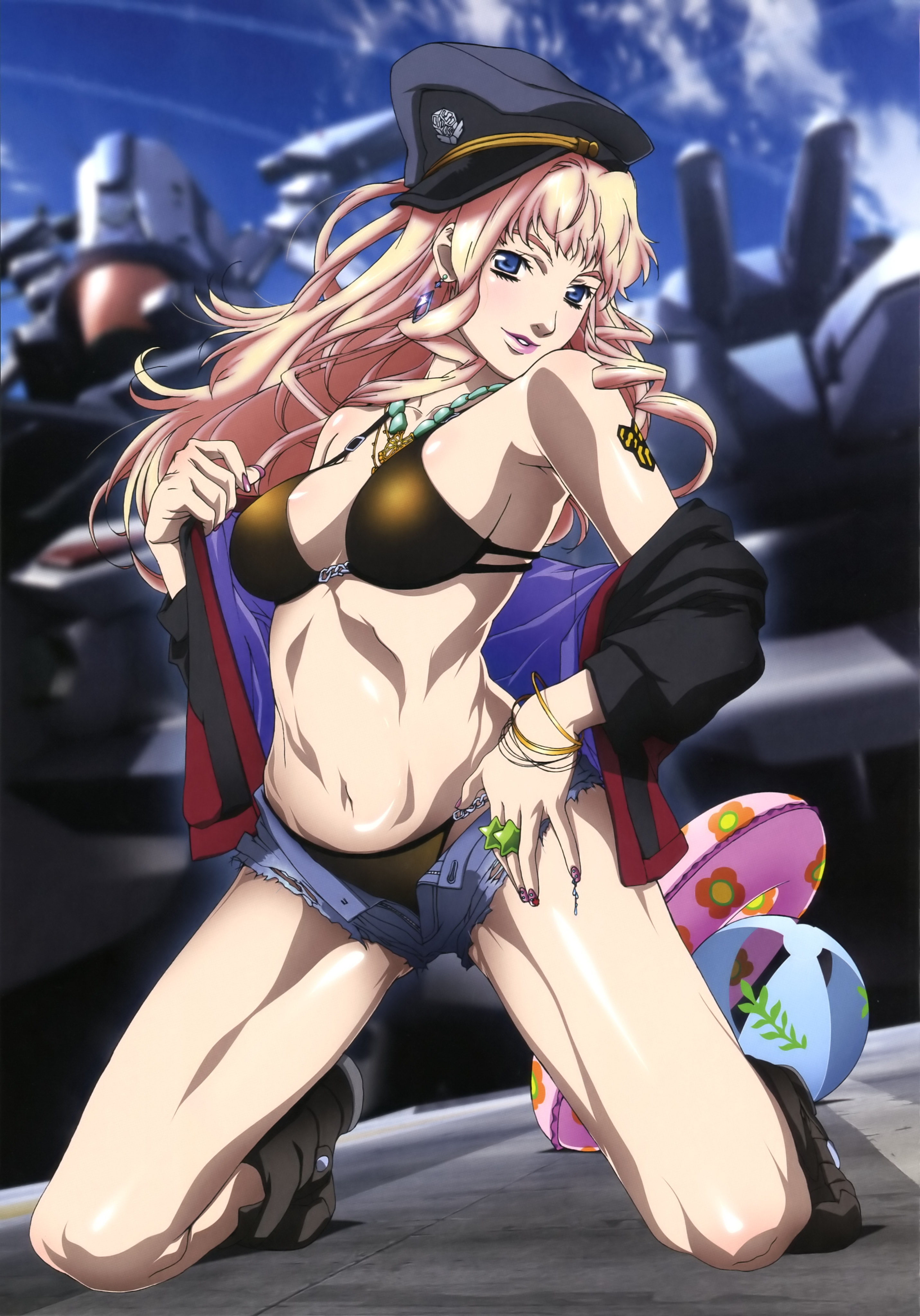 anime, art, 4K, Macross Frontier, x, frontier, hd, macross, Phone HD Wallpaper