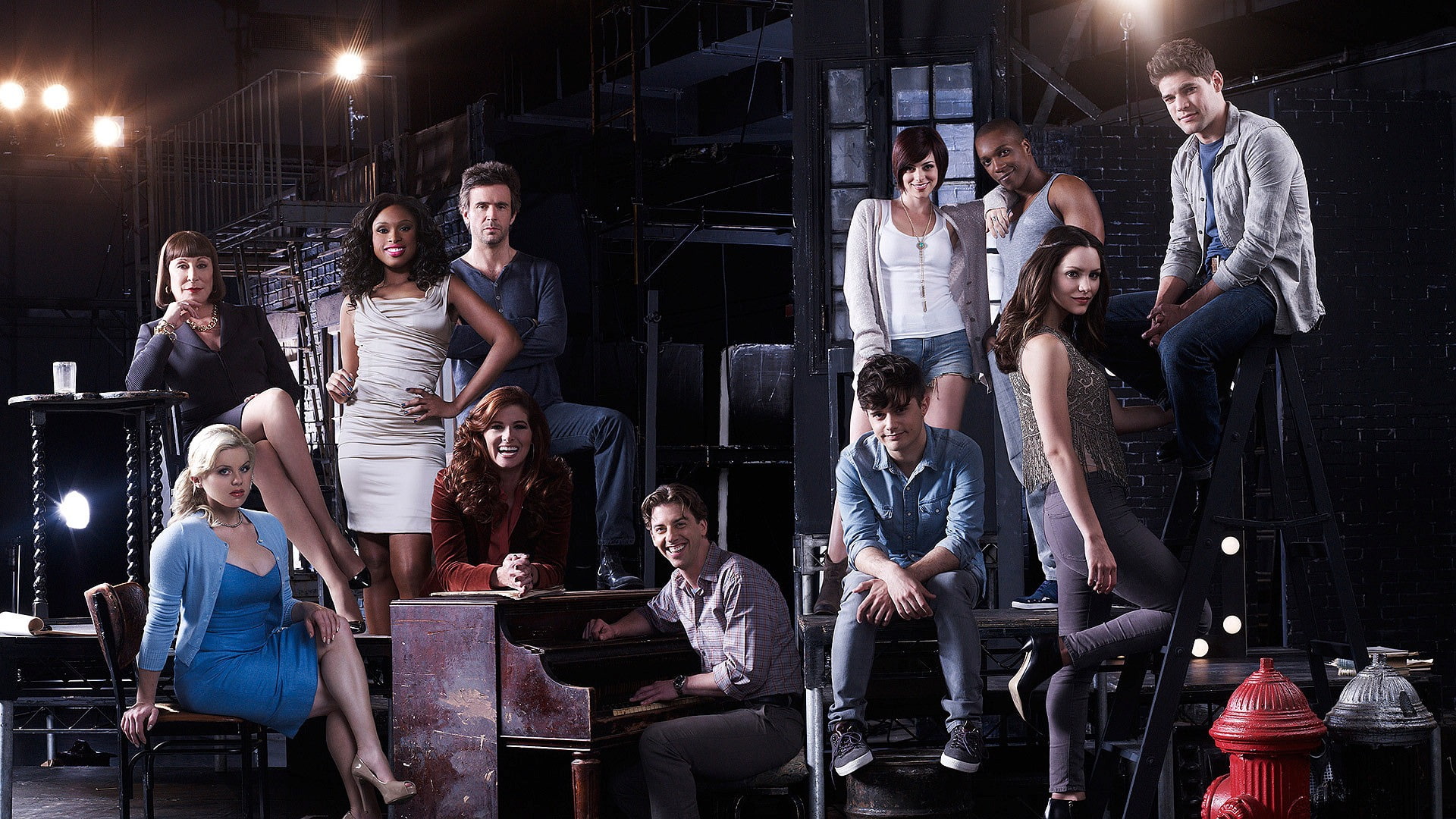 young adult, sitting, young women, women, smash, 1080P, illuminated, series, night, men, standing, nightlife, three quarter length, large group of people, HD Wallpaper
