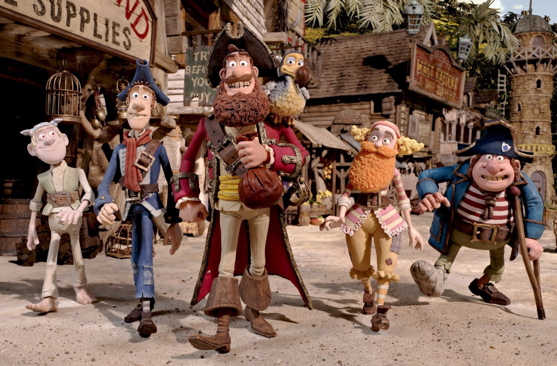 comedy, cartoon, animation, misfits, pirate, 1080P, band, adventure, pirates, HD Wallpaper