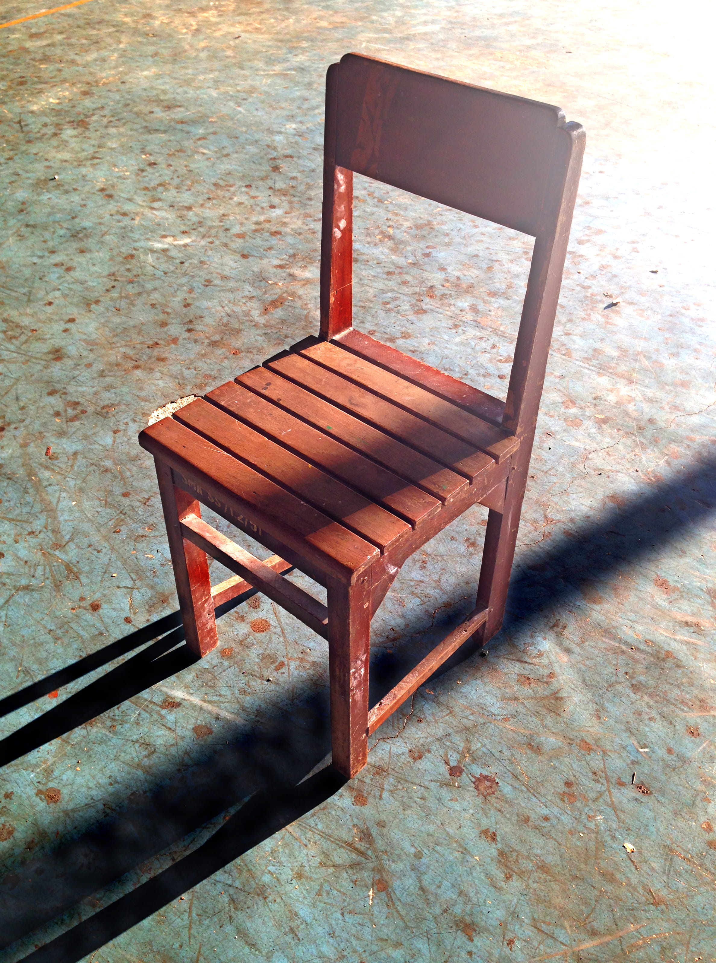 shadow, indonesia, jawa tengah, flooring, nature, absence, empty, day, texture, wood - material, high angle view, outdoors, chair, still life, 2K, no people, Phone HD Wallpaper