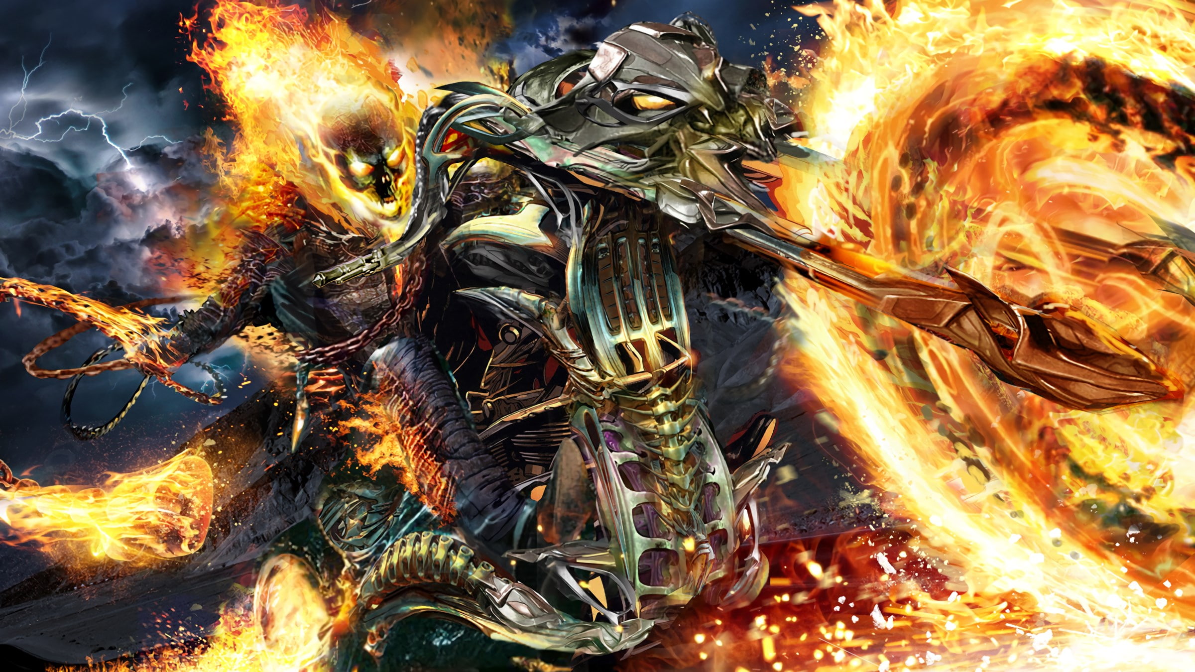 ghost rider, 1080P, HD Wallpaper