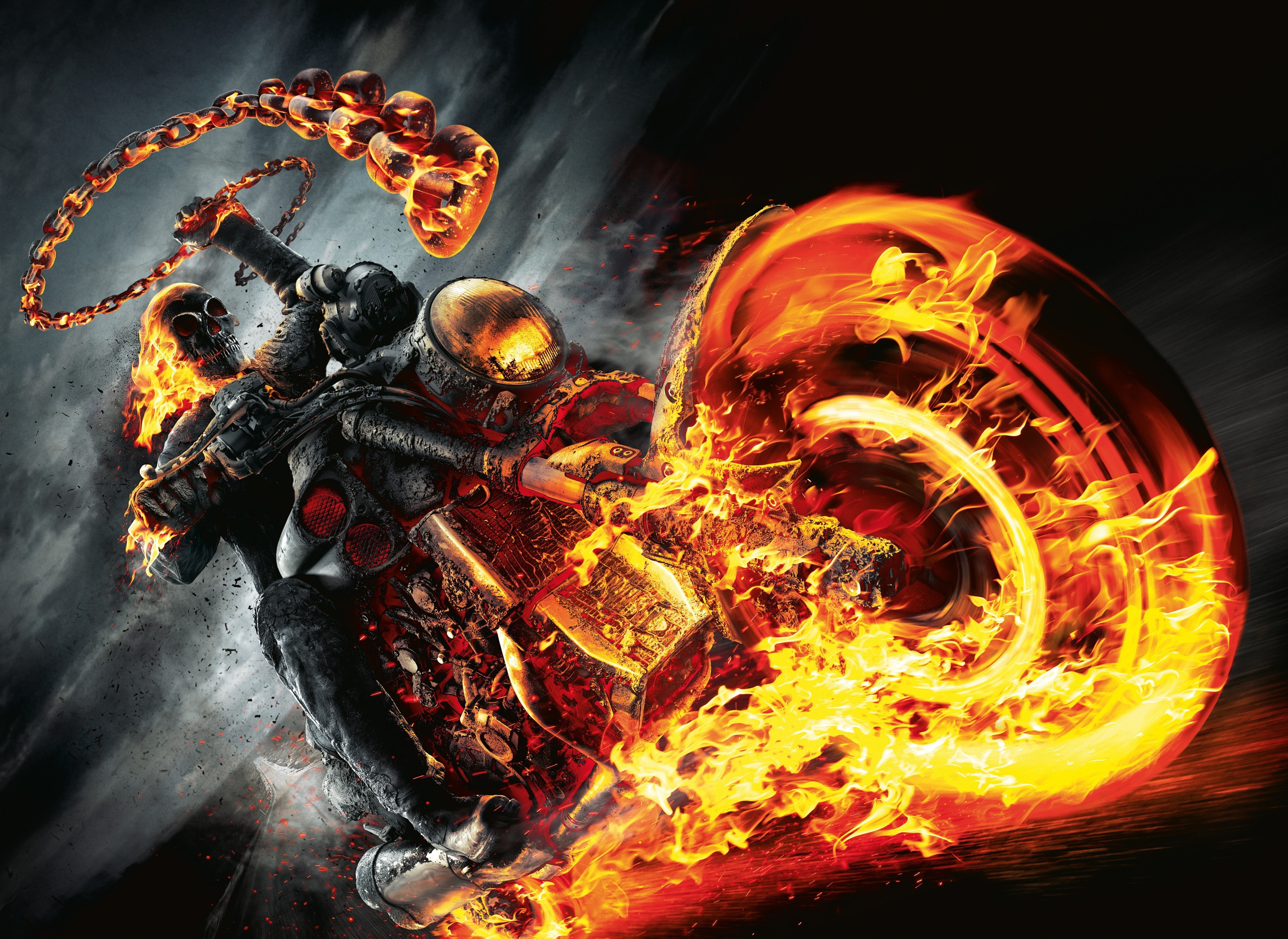 Ghost Rider, 4K, Comics, HD Wallpaper