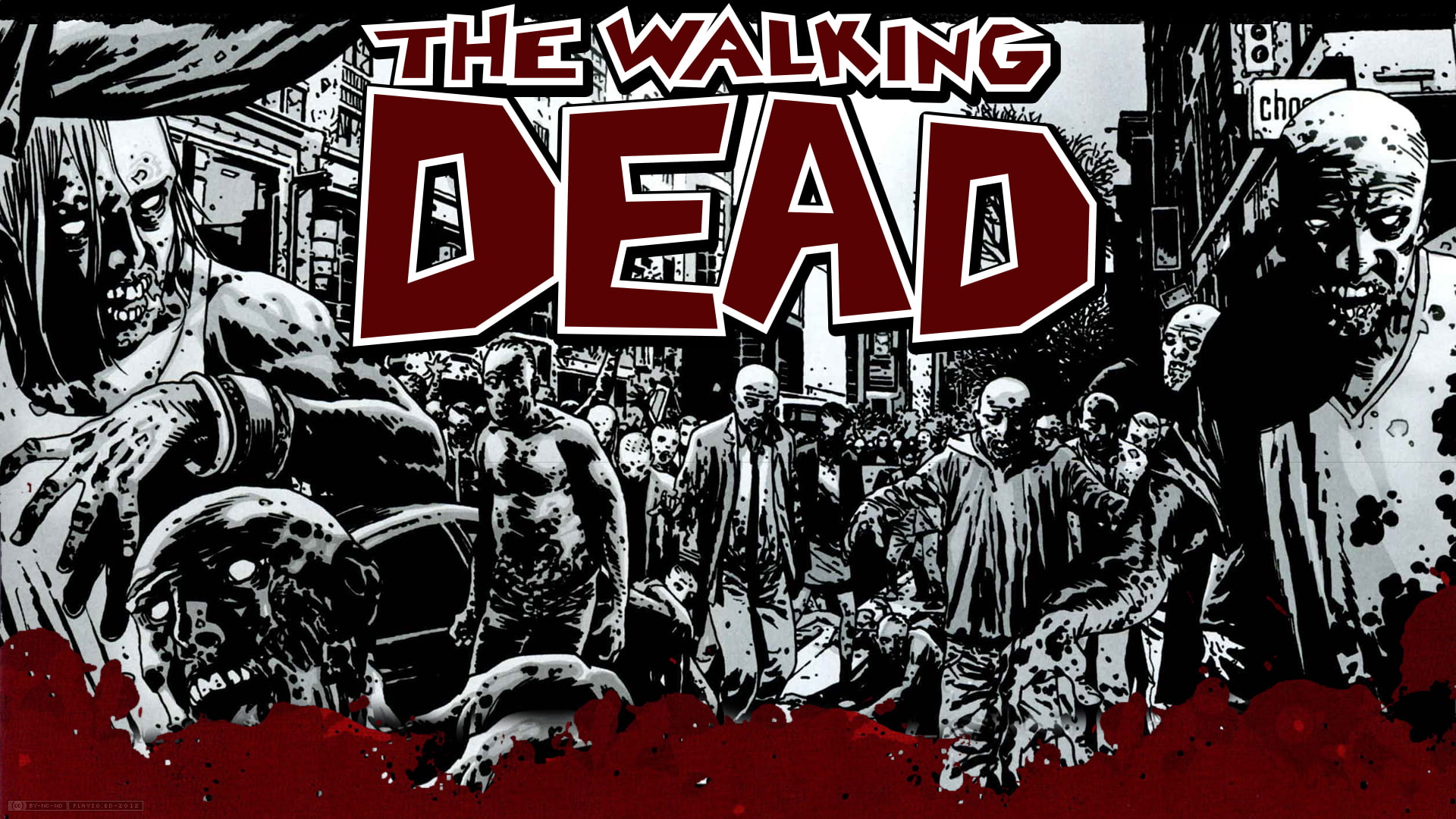 image comics, walking, dead, 1080P, HD Wallpaper