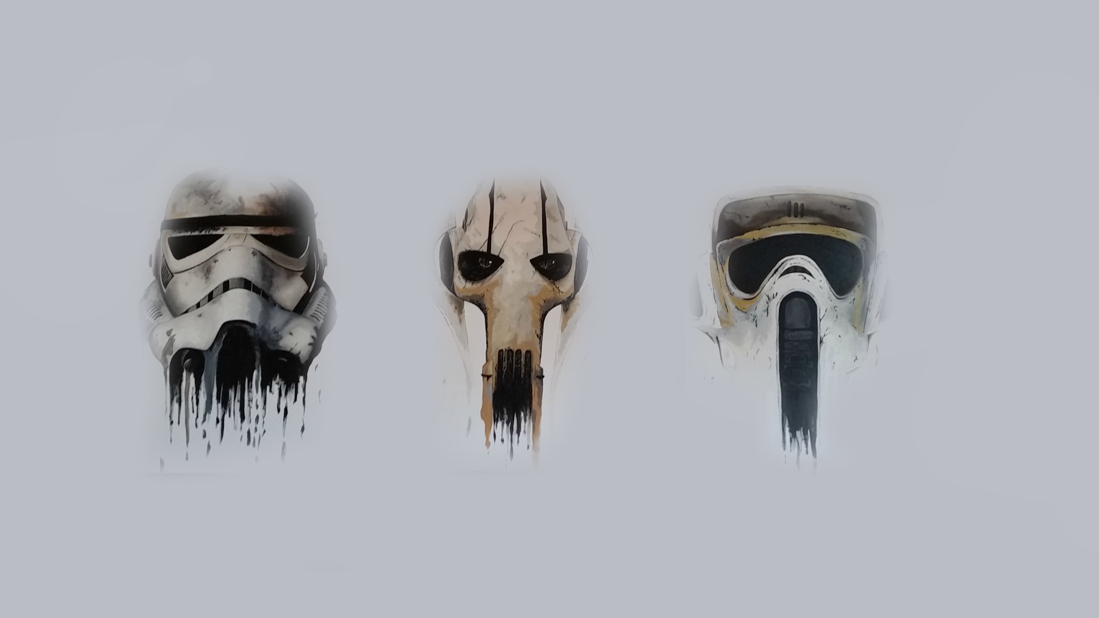 copy space, indoors, Stormtrooper, human body part, skull, white color, horror, Biker Scout Helmet, star, human face, human bone, spooky, themed, people, HD Wallpaper