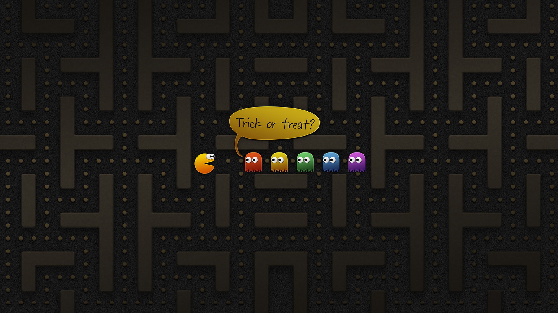 game, 1080P, pacman, HD Wallpaper