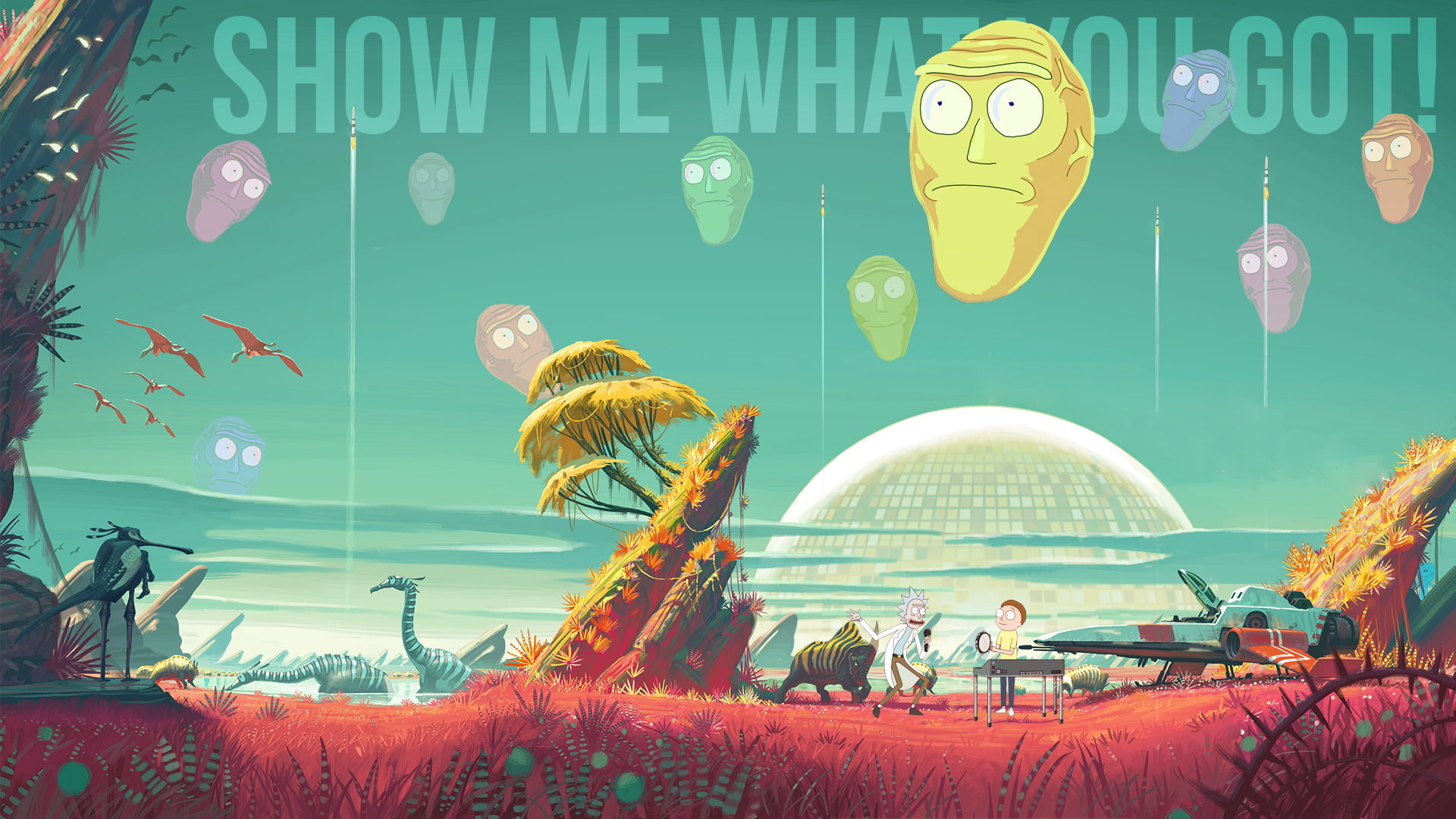 Rick Sanchez, Rick and Morty, Morty Smith, 1080P, HD Wallpaper