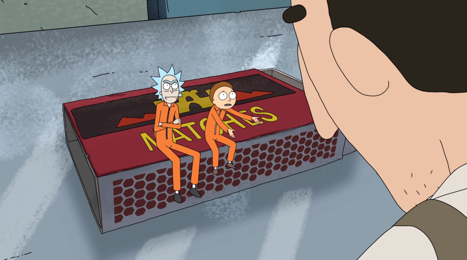 Rick and Morty, Rick Sanchez, building, Morty Smith, day, TV, representation, male likeness, human representation, no people, belief, indoors, emotion, HD Wallpaper