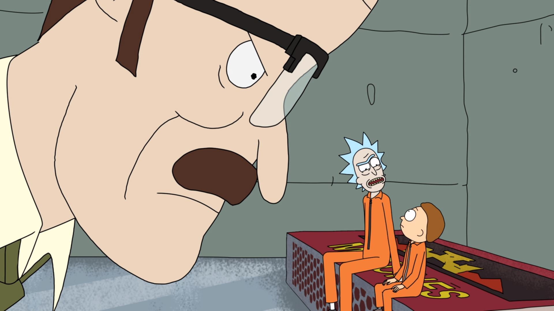nature, 1080P, representation, animal wildlife, lighting equipment, communication, TV, mammal, cartoon, Morty Smith, people, table, Rick and Morty, Rick Sanchez, HD Wallpaper