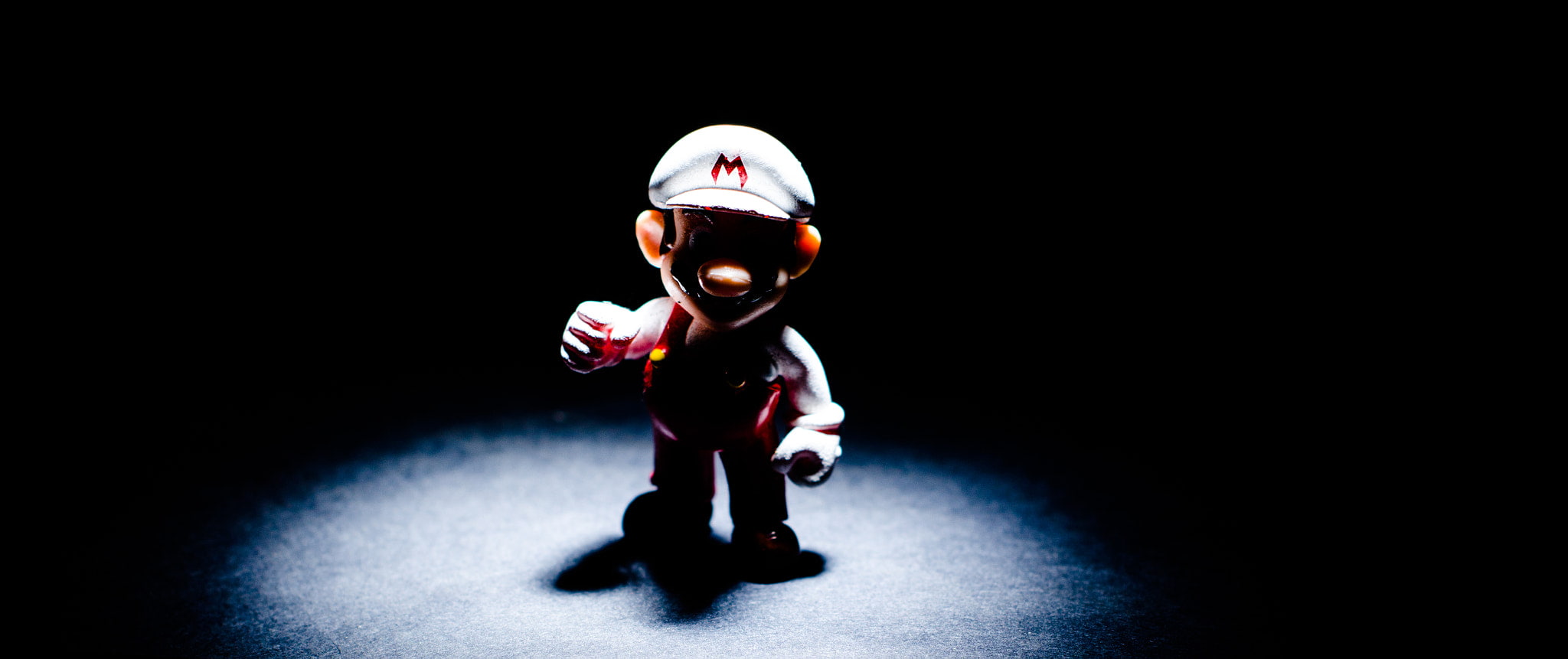 shadow, one person, adult, offspring, men, studio shot, front view, 500px, dark, toys, helmet, Super Mario, black background, sportsman, childhood, sport, HD Wallpaper