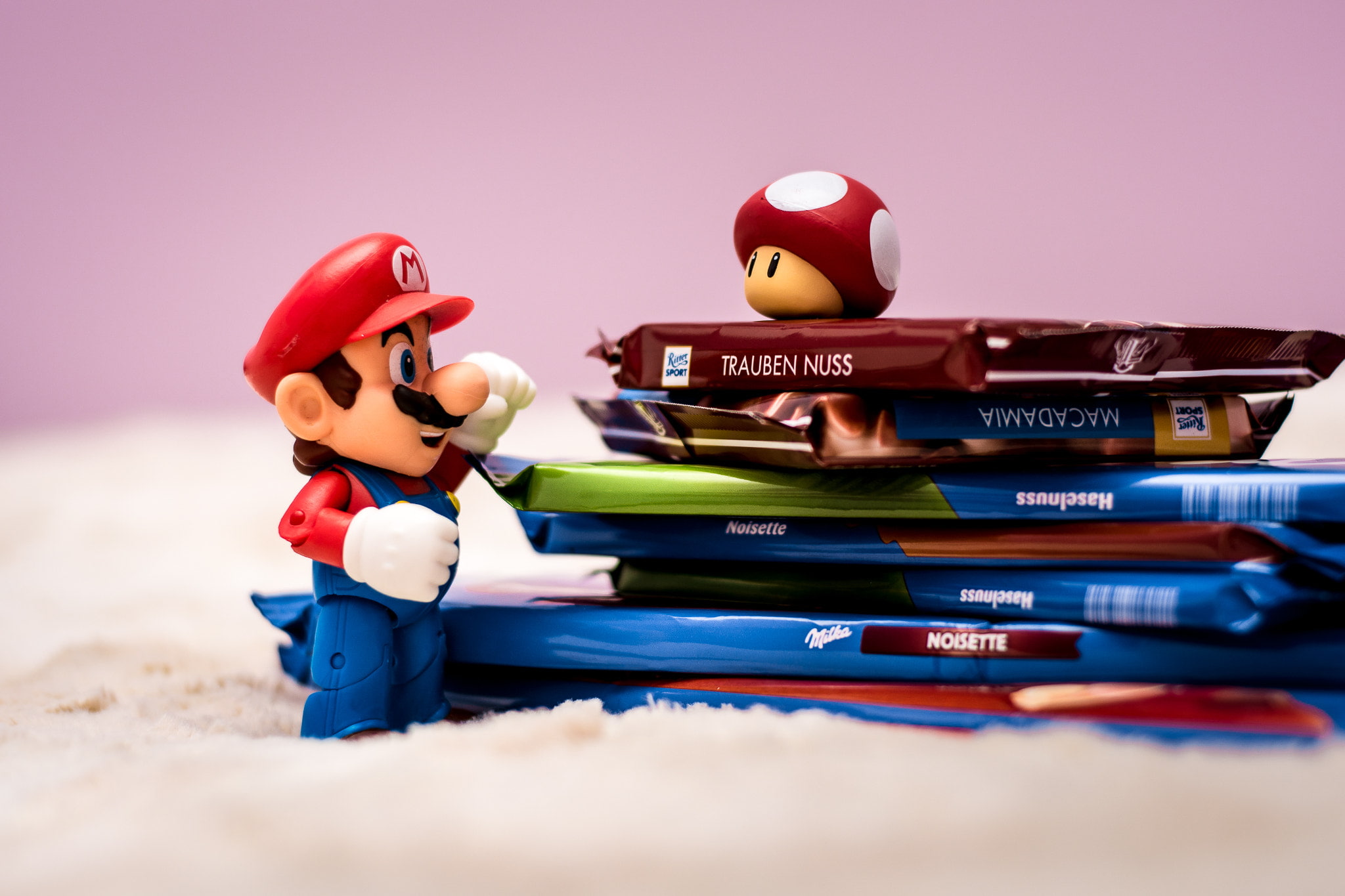 Super Mario, sweets, Nintendo, toys, chocolate, 500px, 1080P, HD Wallpaper