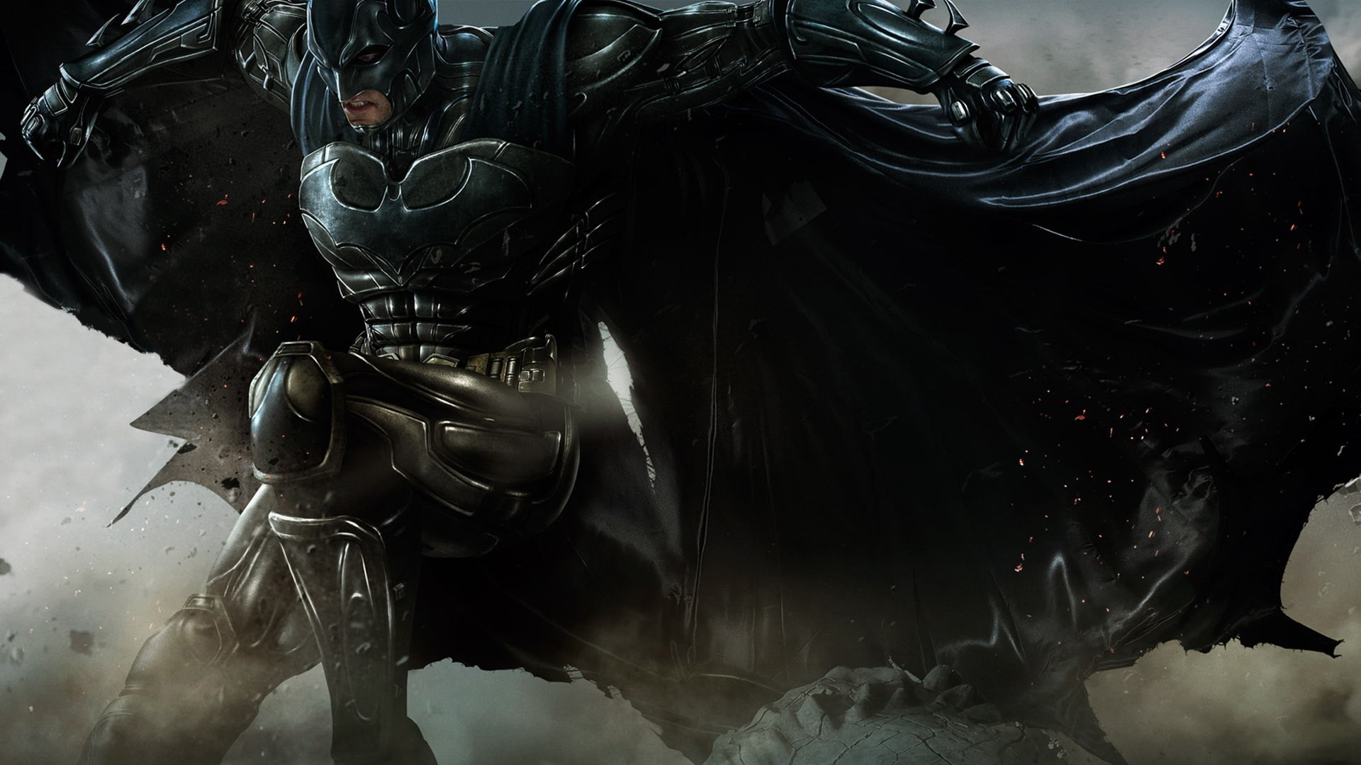 indoors, representation, Batman, technology, creativity, 1080P, Injustice Gods Among Us, close-up, water, black color, statue, human representation, nature, HD Wallpaper